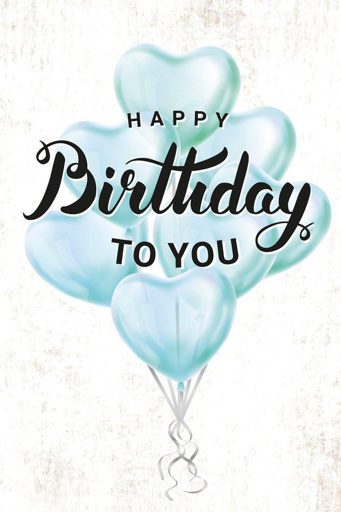 Metallbild Birthday