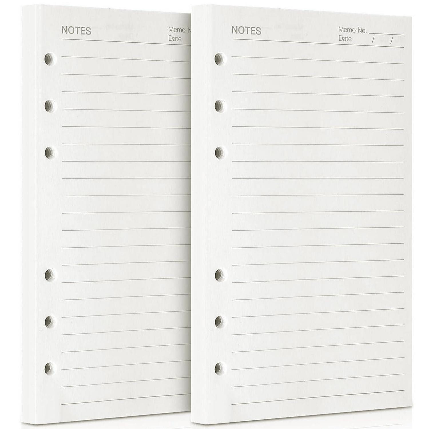 LuxusKollektion Notizbuch Notizbuch nachfüllbar liniert A5 100 GSM