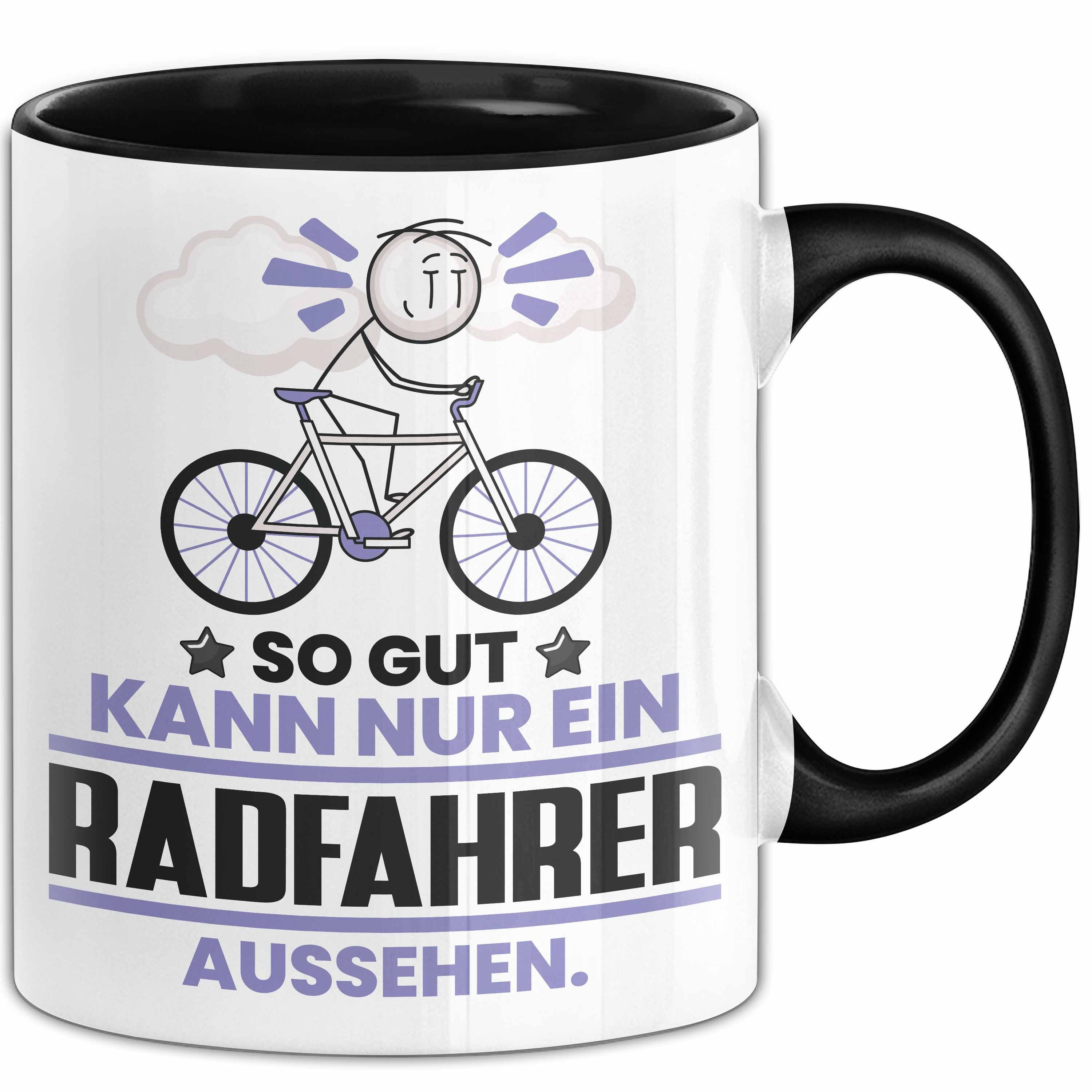 Trendation Tasse Radfahrer Geschenk Tasse So Gut Kann Nur Ein Radfahrer Aussehen Gesche, Keramik