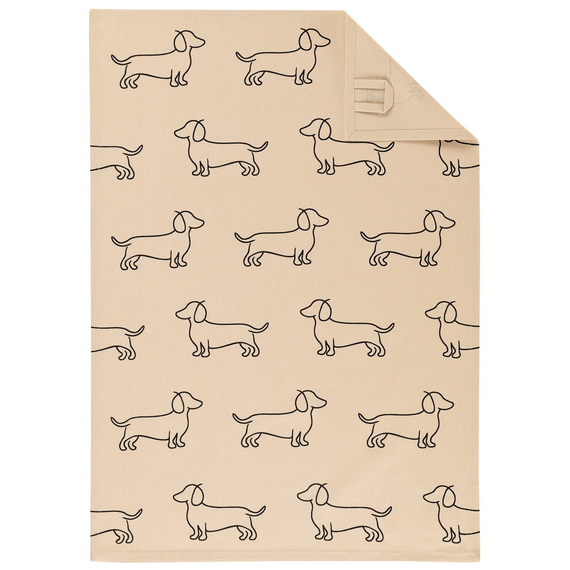 Cawö Home Geschirrtuch Cuisine WE LOVE DOGS 6246, (1-tlg) von Cawö Home