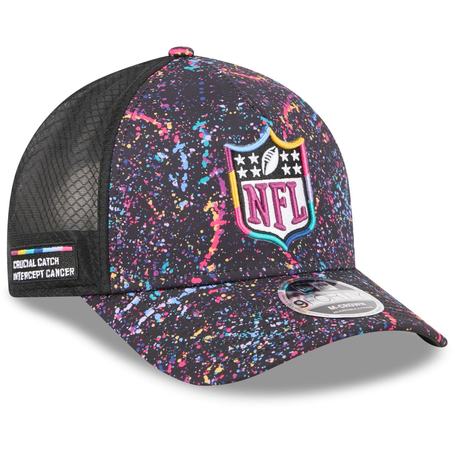 New Era Fleecemütze 9Forty MCrown Trucker CRUCIAL NFL Shield Logo günstig online kaufen