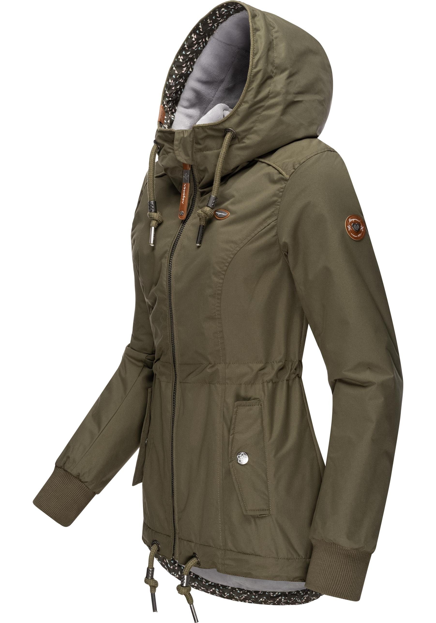 Ragwear Winterjacke "YM-Danka" mit Kapuze stylische Winter Outdoorjacke mit günstig online kaufen