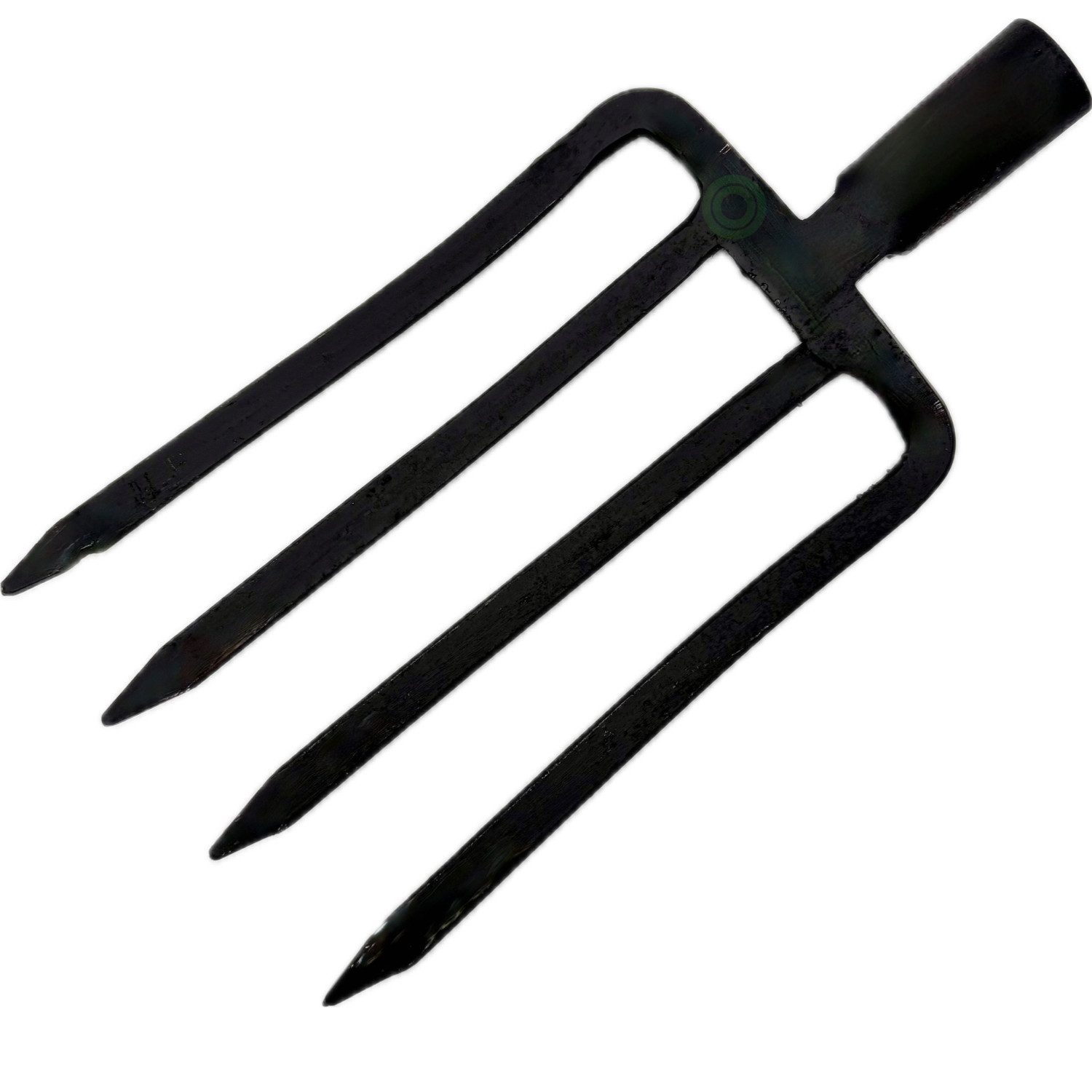 TRIZERATOP Gartenhacke Spatengabel, Mistgabel Rodegabel 4 Zinken 22x50cm ohne Stiel
