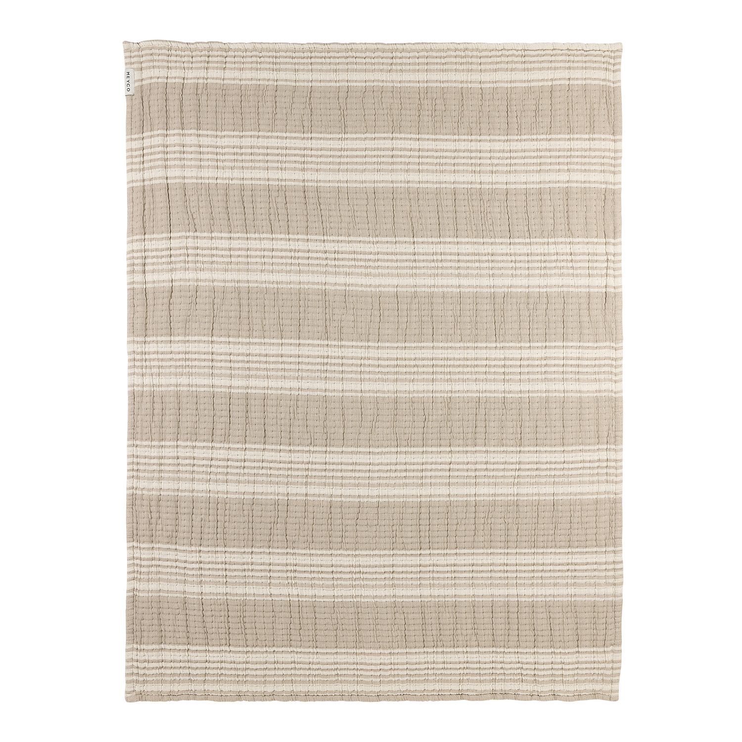 Babydecke Stripe Sand, Meyco Baby, 100x150cm