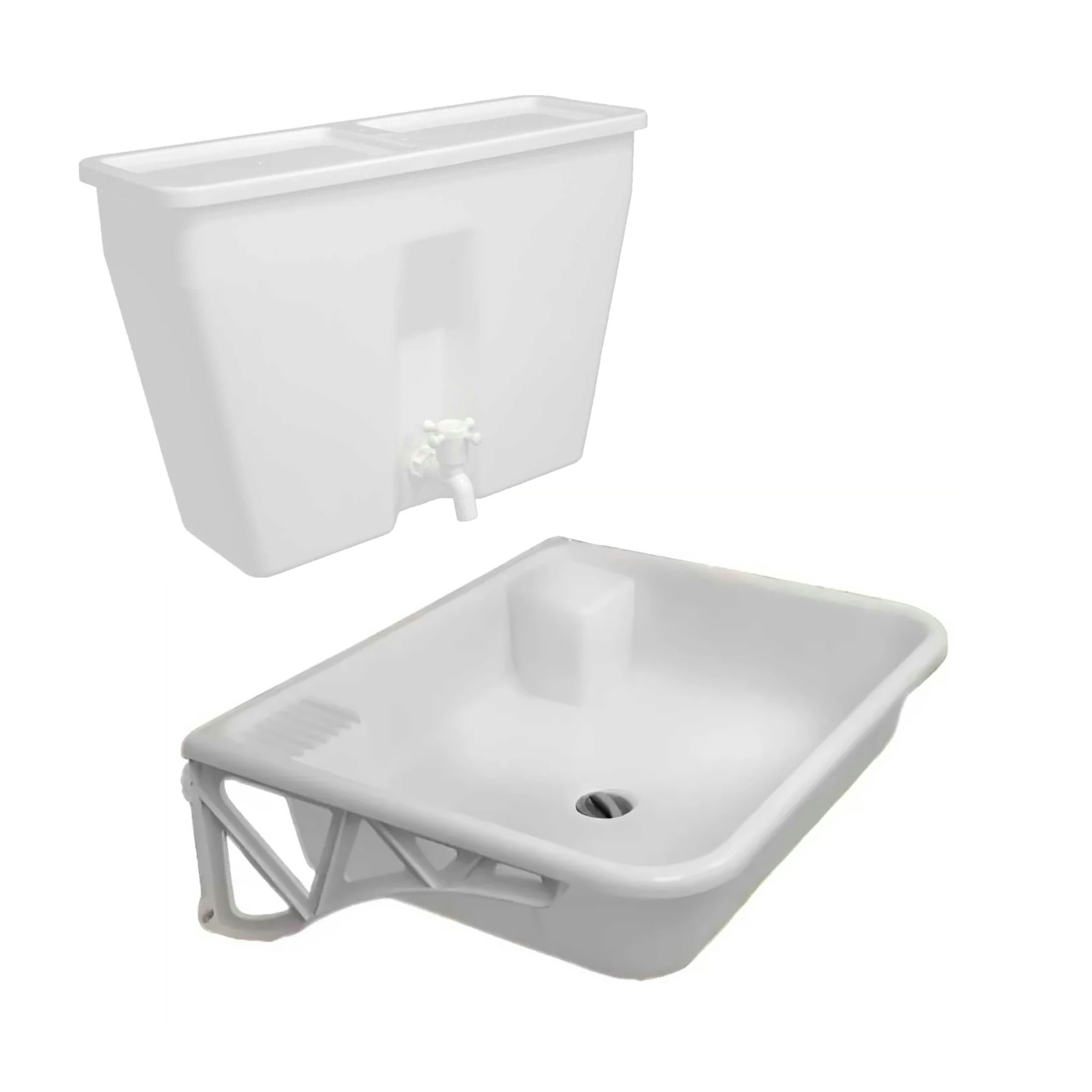 VARILE Outdoor-Küchenmodul Freihängende Handwaschstation