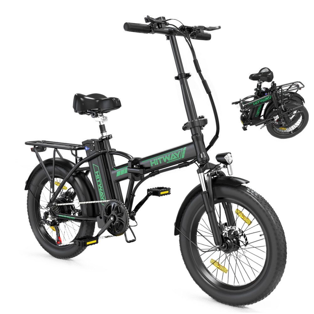 E-Bike Cityrad 20*3" faltbares Elektrofahrrad 36V 12AH pedelec E-cityrad 35-90KM