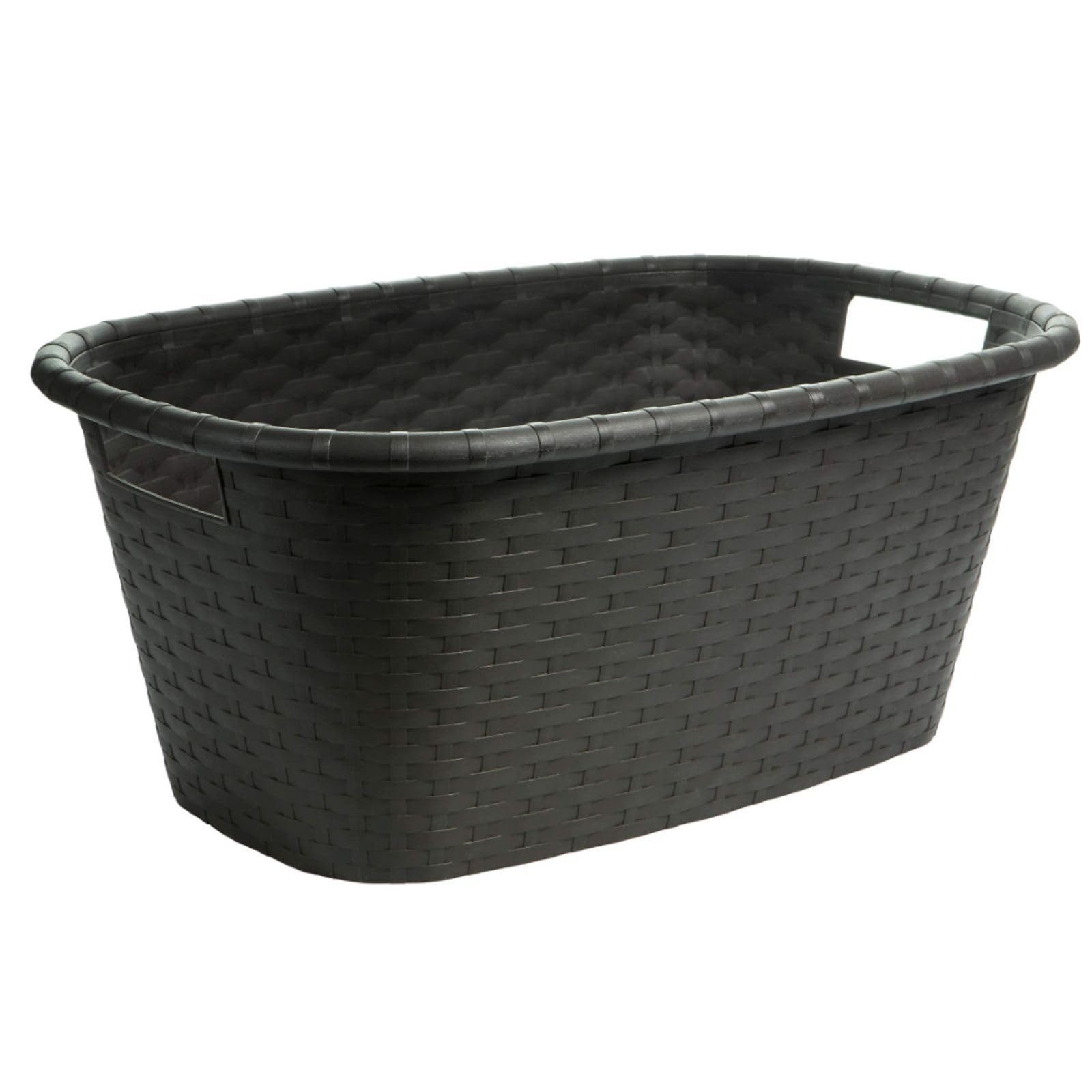 Centi Wäschewanne Ergonomischer Wäschekorb mit Griffen schwarz (1er-Set), W günstig online kaufen