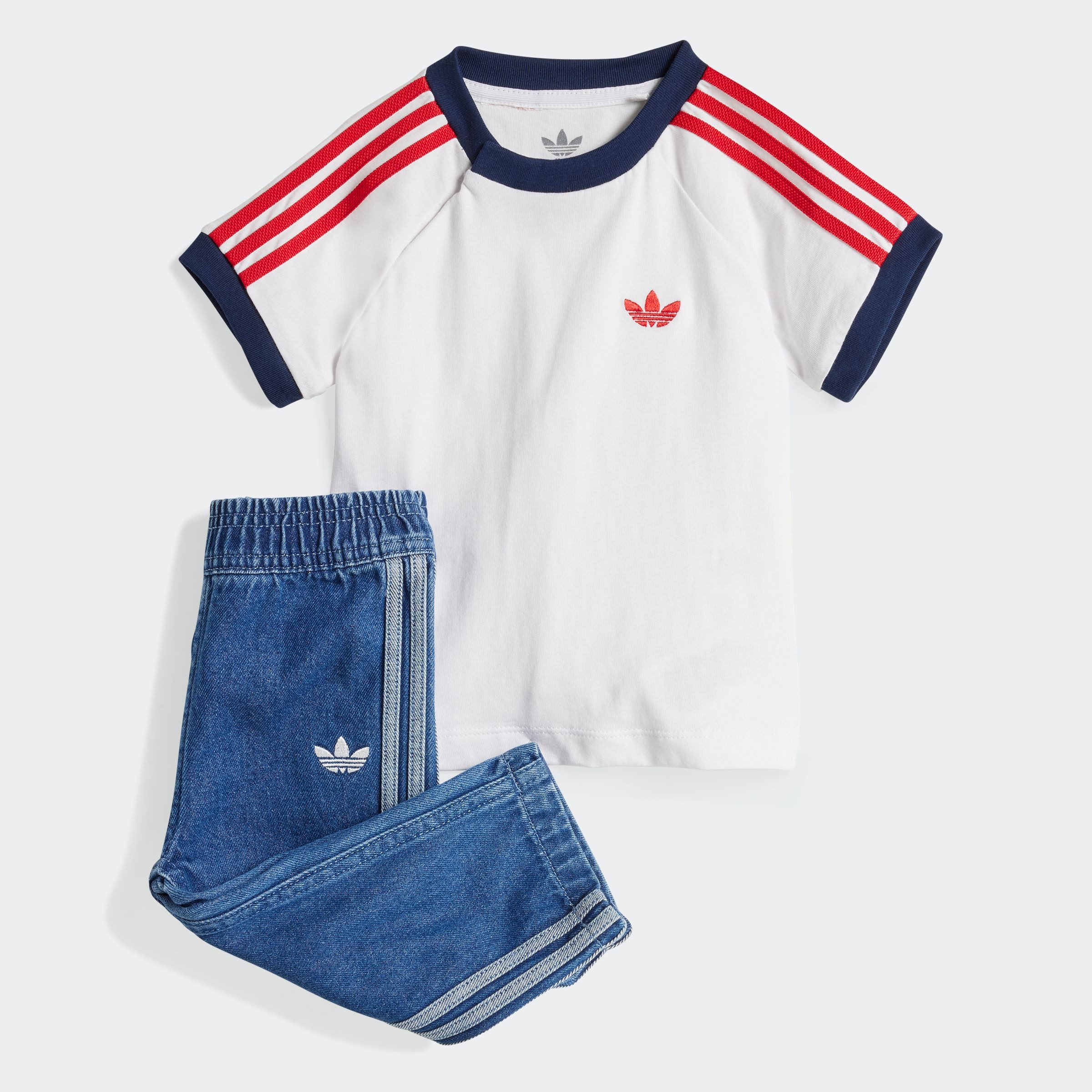 adidas Originals Trainingsanzug DENIM TEE SET (2-tlg)