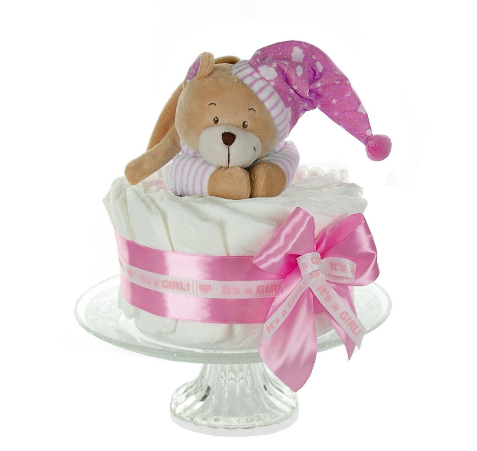 Neugeborenen-Geschenkset Windeltorte IT´S A GIRL