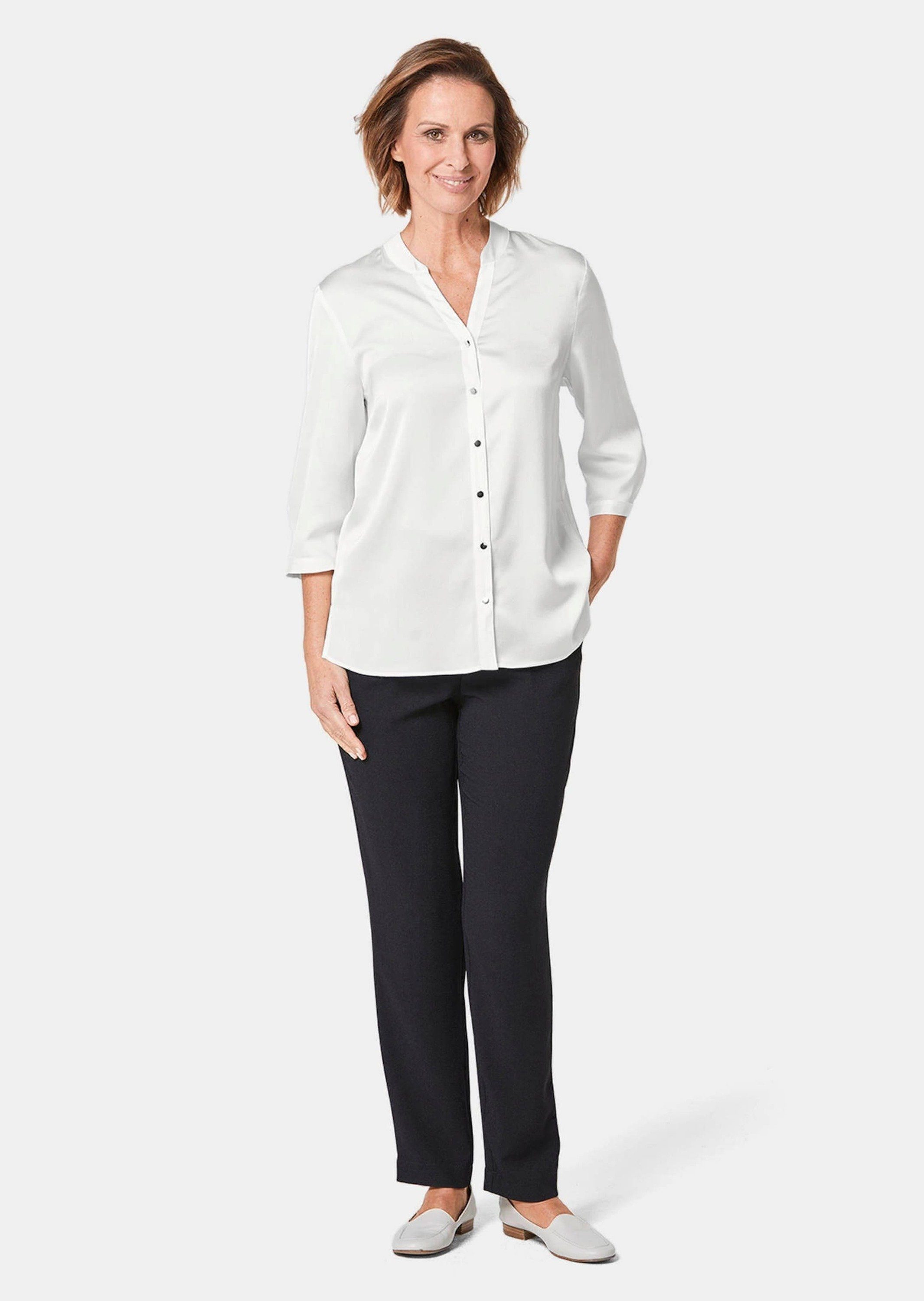 GOLDNER Klassische Bluse Bluse mit festlichem günstig online kaufen