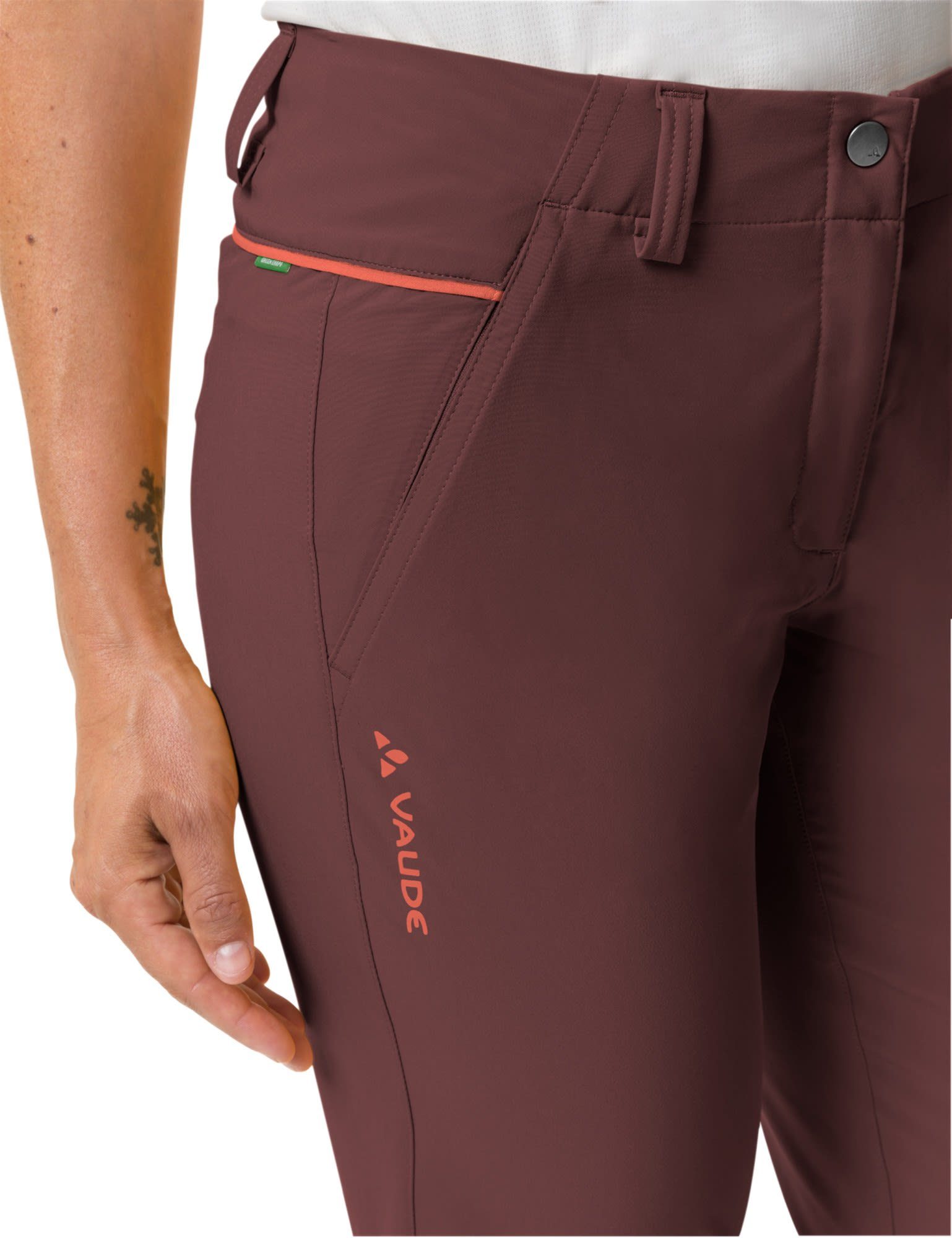 Womens Vaude VAUDE Pants Hose Ii Shorts rot Damen Hose & Skomer