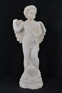 JVmoebel Skulptur Figur Skulptur Engel,(Amor)- 75cm Weiß Design Accessoire PG0338