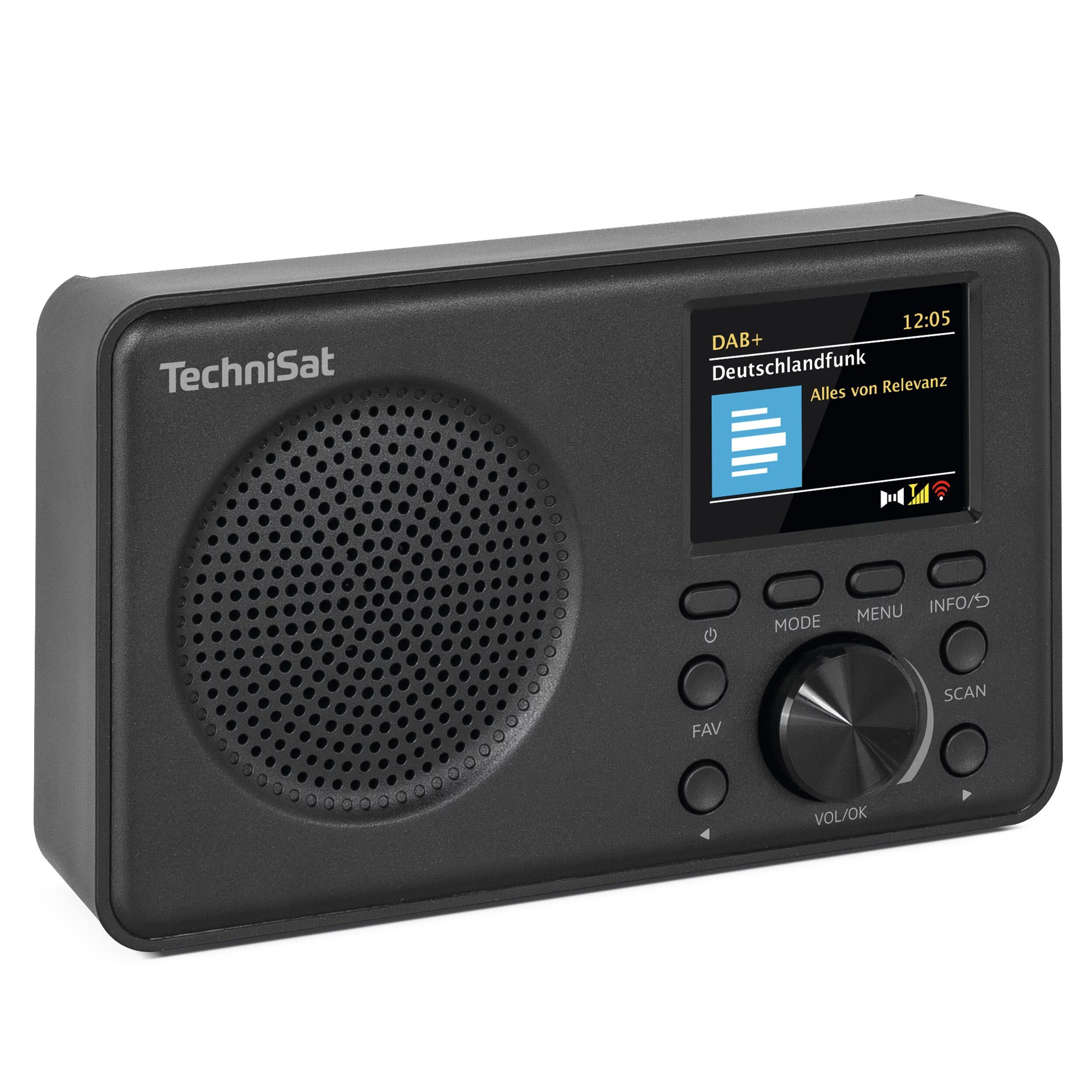 TechniSat VIOLA 2 C BT Digitalradio (DAB) (Digitalradio (DAB), FM-Tuner mit RDS, 2 W, Bluetooth, Kopfhöreranschluss, Wecker, Sleeptimer, Favoritenspeicher)