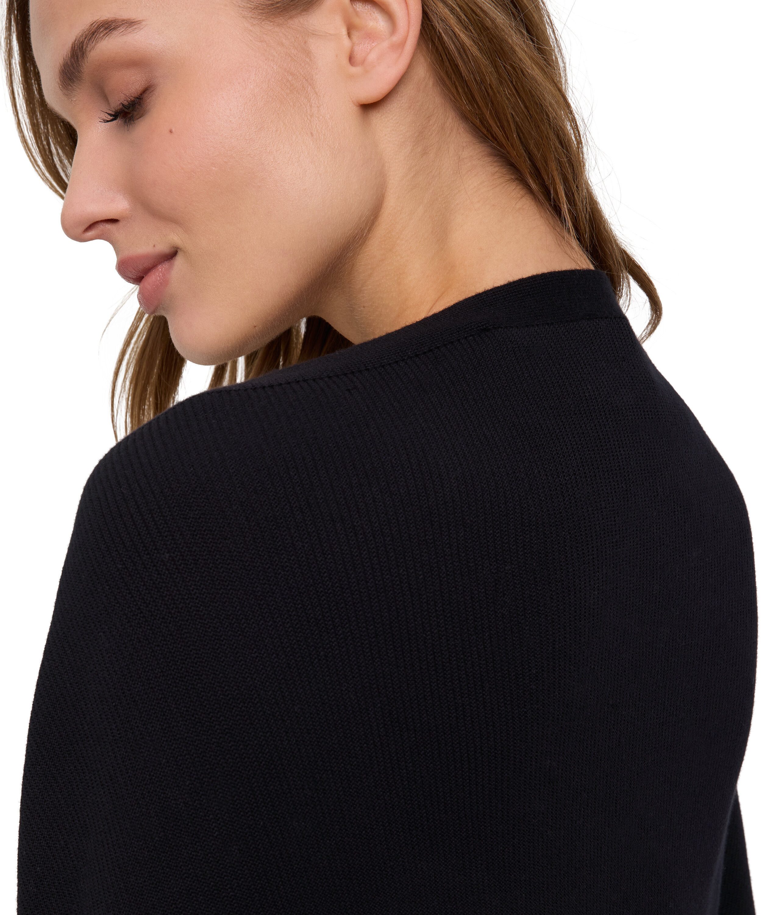 FALKE Schal Pure Cotton Cape mit Bio-Baumwolle, (1-St. 1), mit Bio-Baumwolle