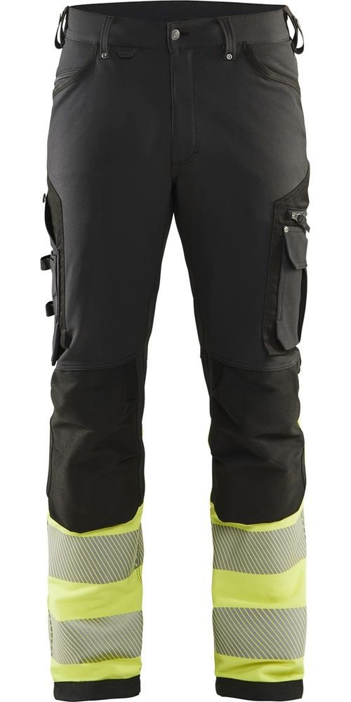 Blåkläder Arbeitshose High Vis Arbeitshose 4-Wege-Stretch Ohne Werkzeugtaschen