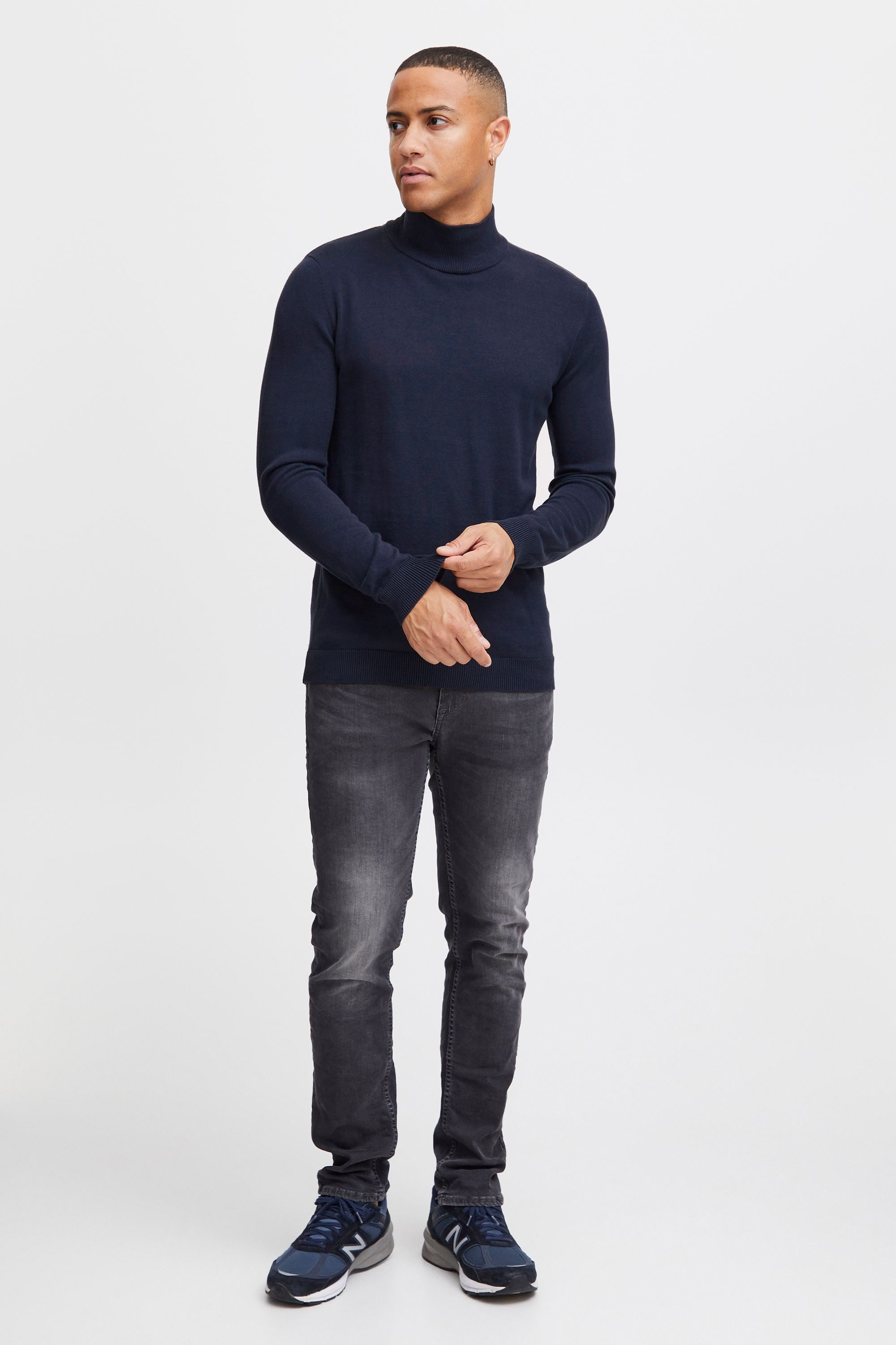 !Solid Rollkragenpullover SDAgrio Rollkragenpulli mit abgesetztem günstig online kaufen