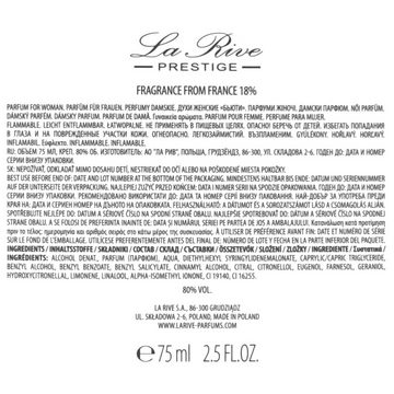 La Rive Eau de Parfum LA RIVE Prestige Beauty - Parfum - 75 ml