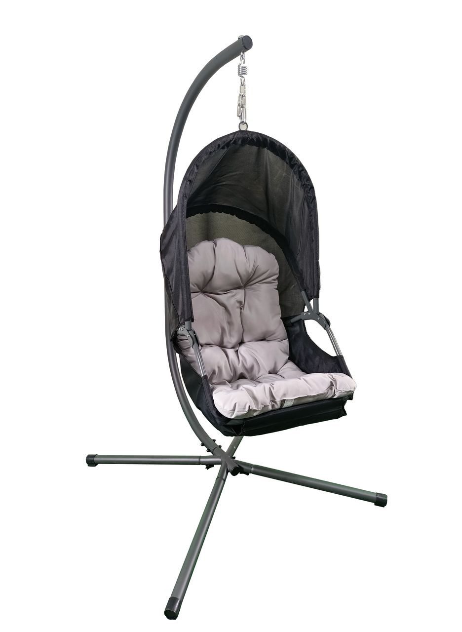 CHILLROI Relaxsessel Hängesessel, faltbar, 122x117x195 cm