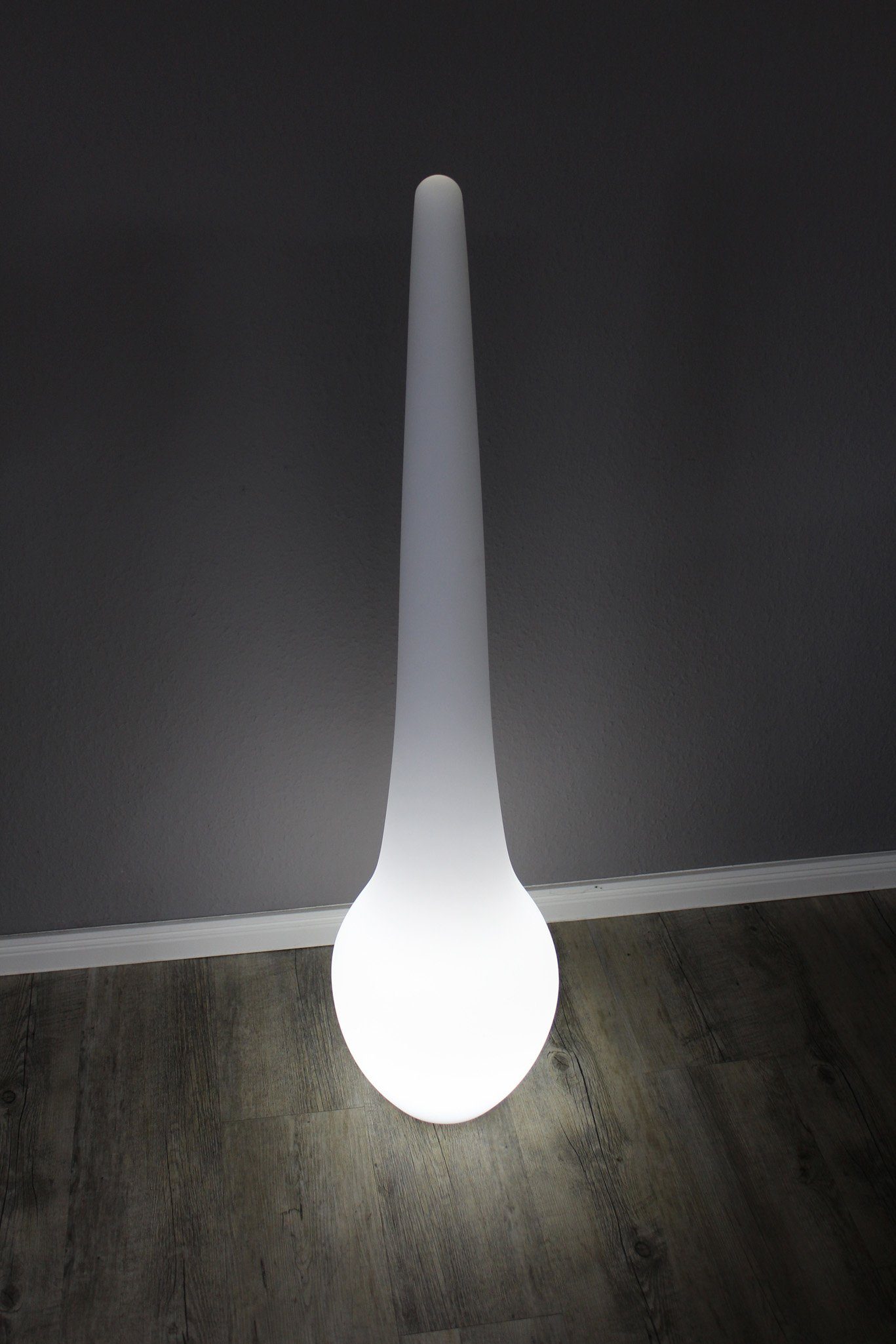 Arnusa LED Stehlampe Akku Dekoleuchte 115x28 cm Farbwechsel kabellos mit Fernbedienung, Dimmfunktion Farbwechsel Akkufunktion, LED fest integriert, Farbwechsler, Gartenleuchte moderne Lampe