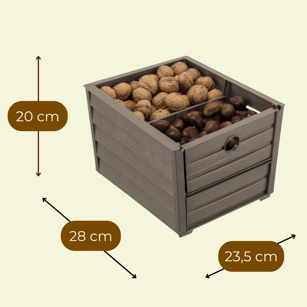 GarPet Kartoffelkiste Kartoffel Aufbewahrungsbox Zwiebel Aufbewahrung Obstkiste Gemüsekiste