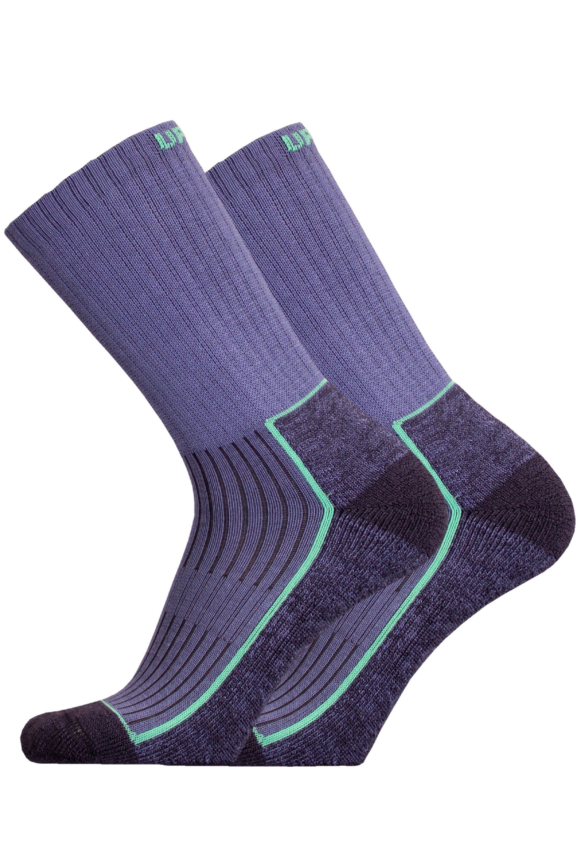 speziell Pack 2er Socken SAANA geformter blau (2-Paar) UphillSport Ferse mit