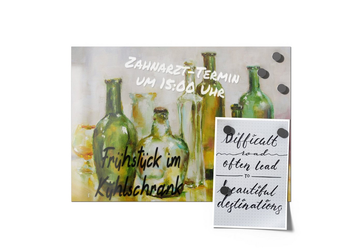 Thumbnail - DEQORI Magnetfolie 'Flüsternde Gläser', beschreibbar universal Magnetmatte magnetisch Folie Planer Kalender