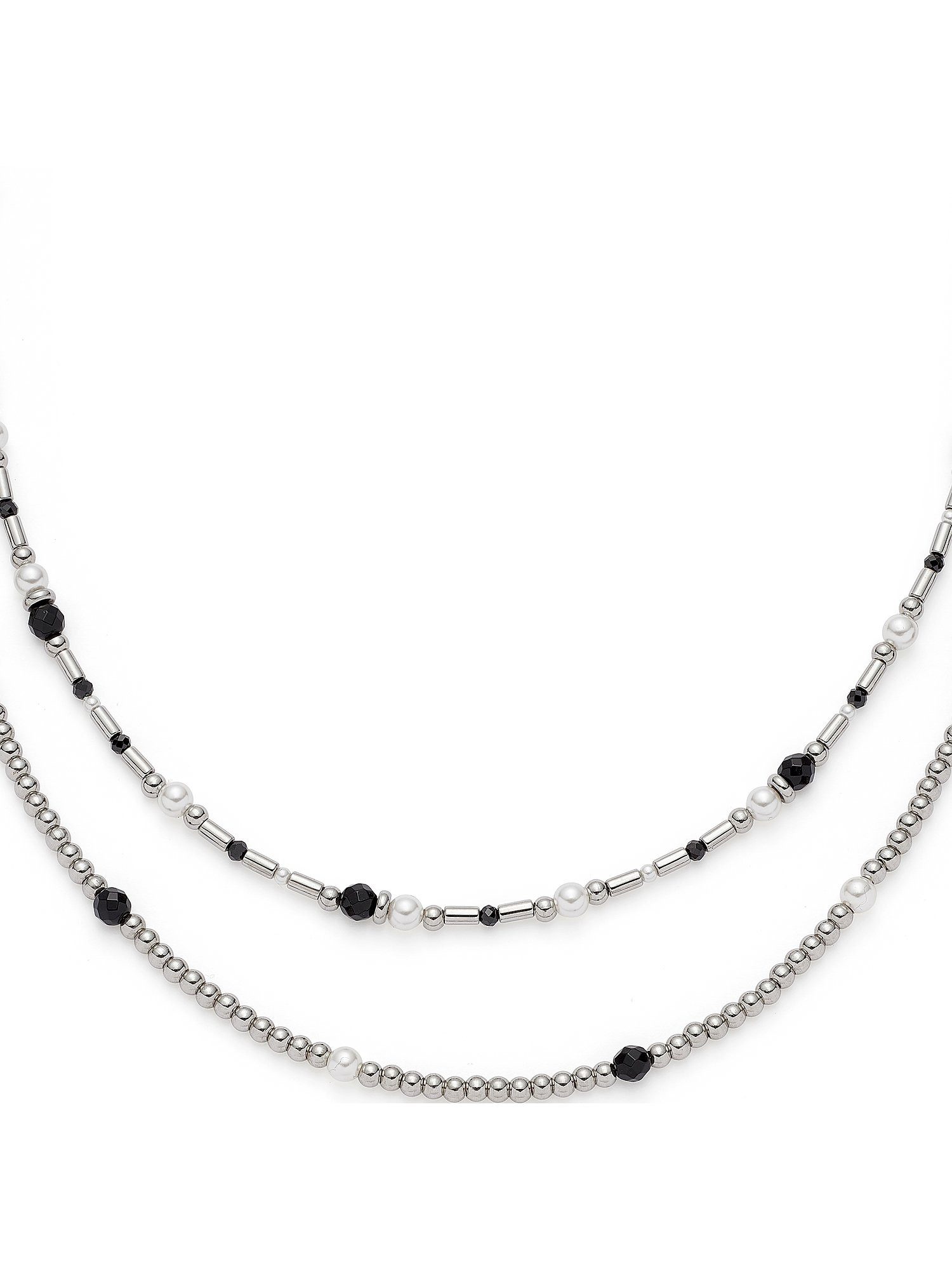 LEONARDO Edelstahlarmband Leonardo Damen-Armband Edelstahl Glasstein, Modern