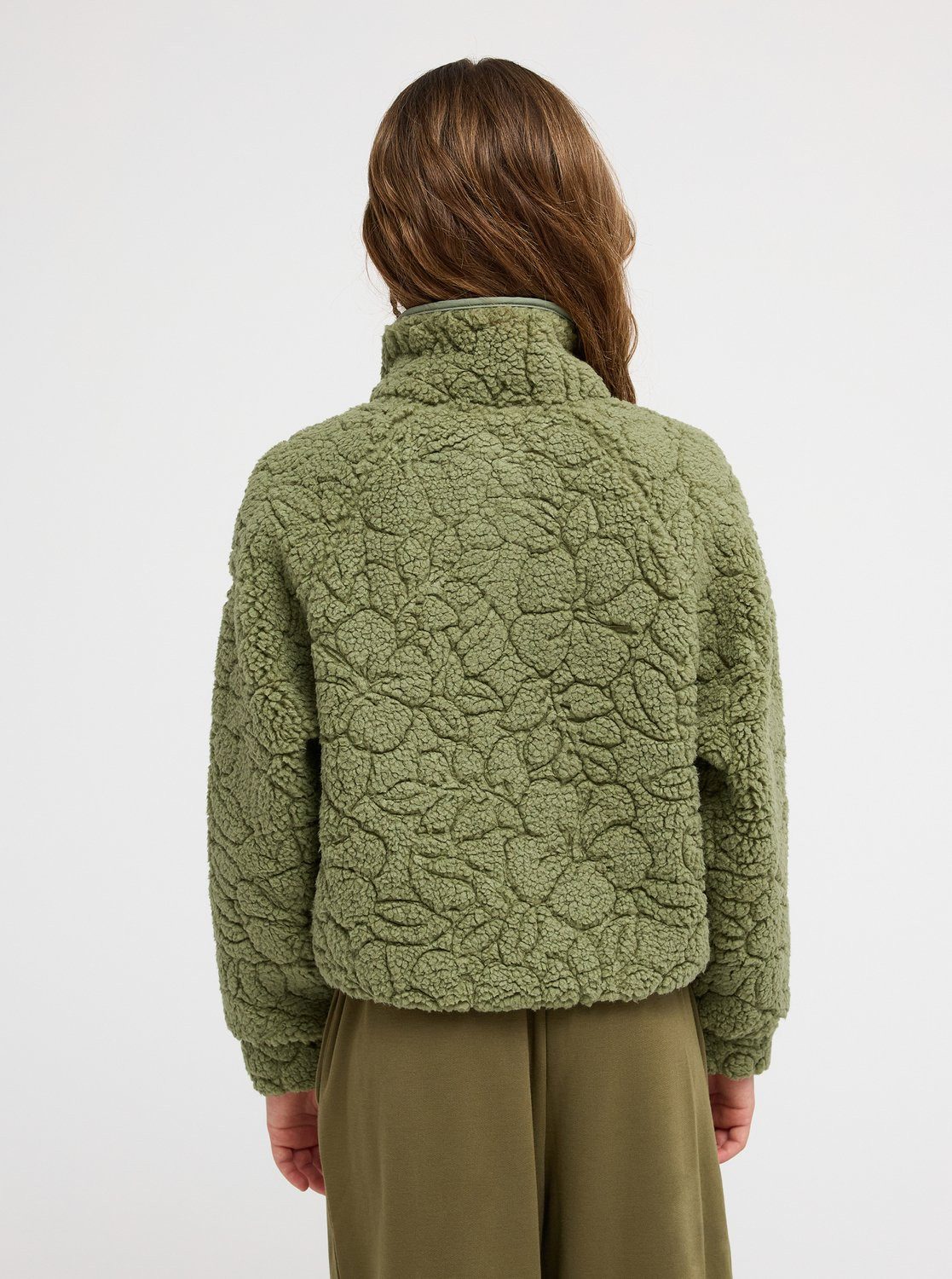Roxy Fleecejacke BLURRY CLOUD RG für Teens, weiches Obermaterial aus Polyester, robuste Verarbeitung – Bild 2 von 4