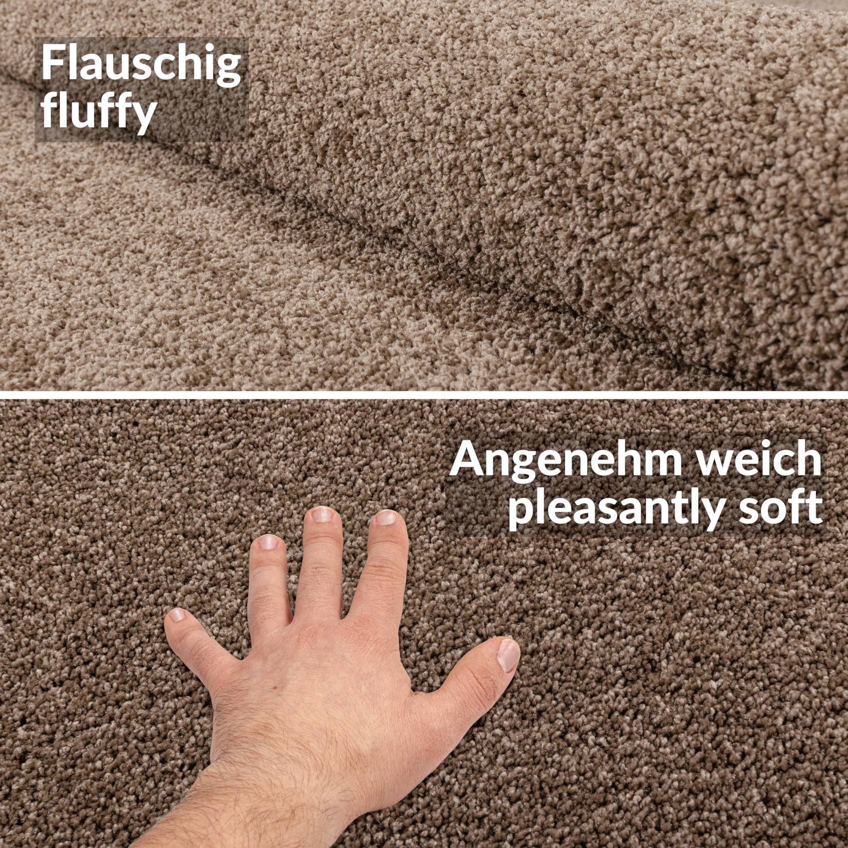 Teppich, ANRO, Rechteckig, Höhe: Textil 11 mm