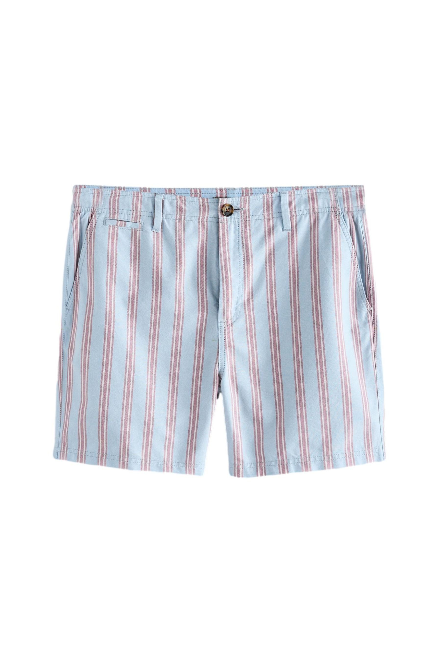 Next Chinoshorts Chino-Shorts aus Baumwolle mit Streifenmuster (1-tlg)