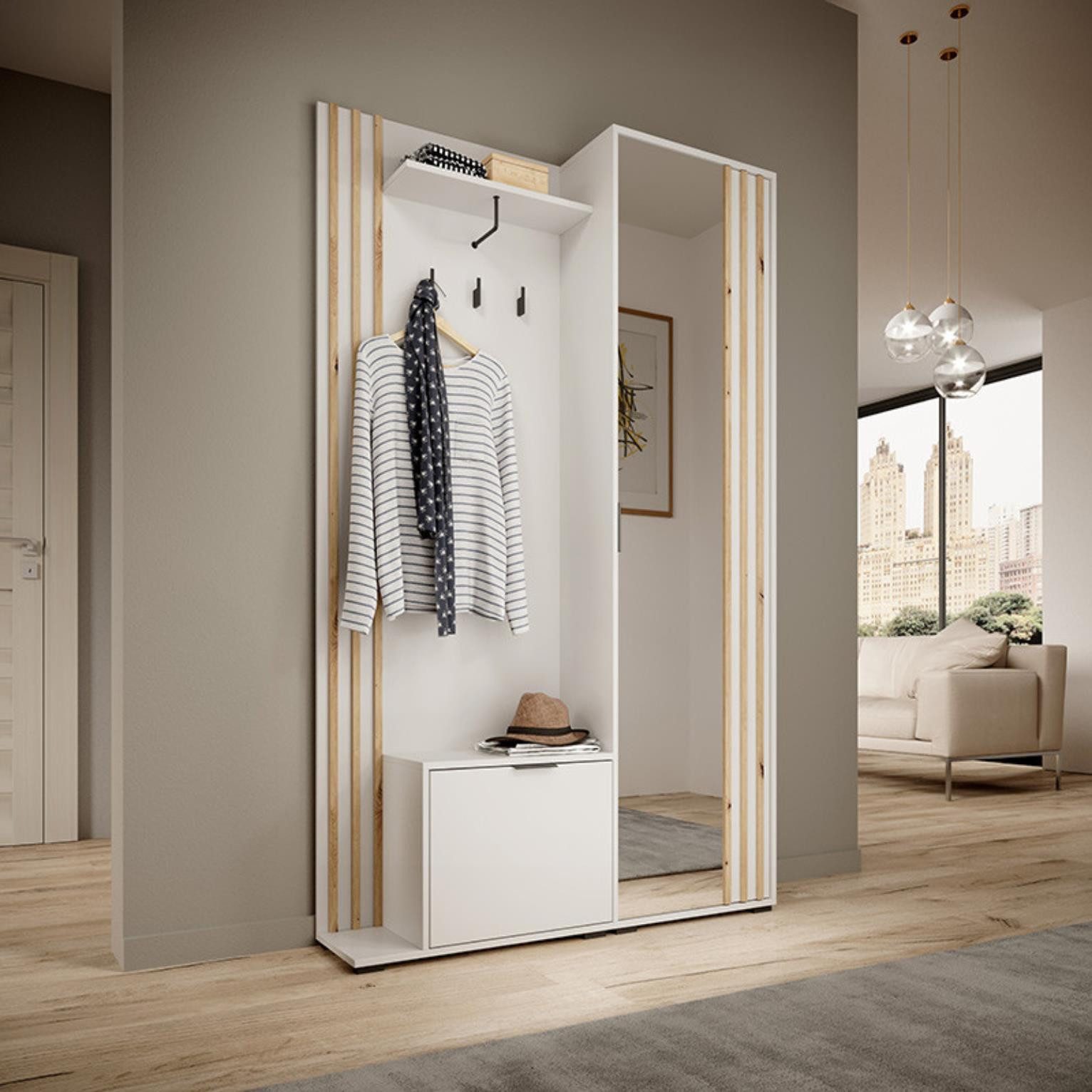 BETTSO Garderobenschrank NELLY