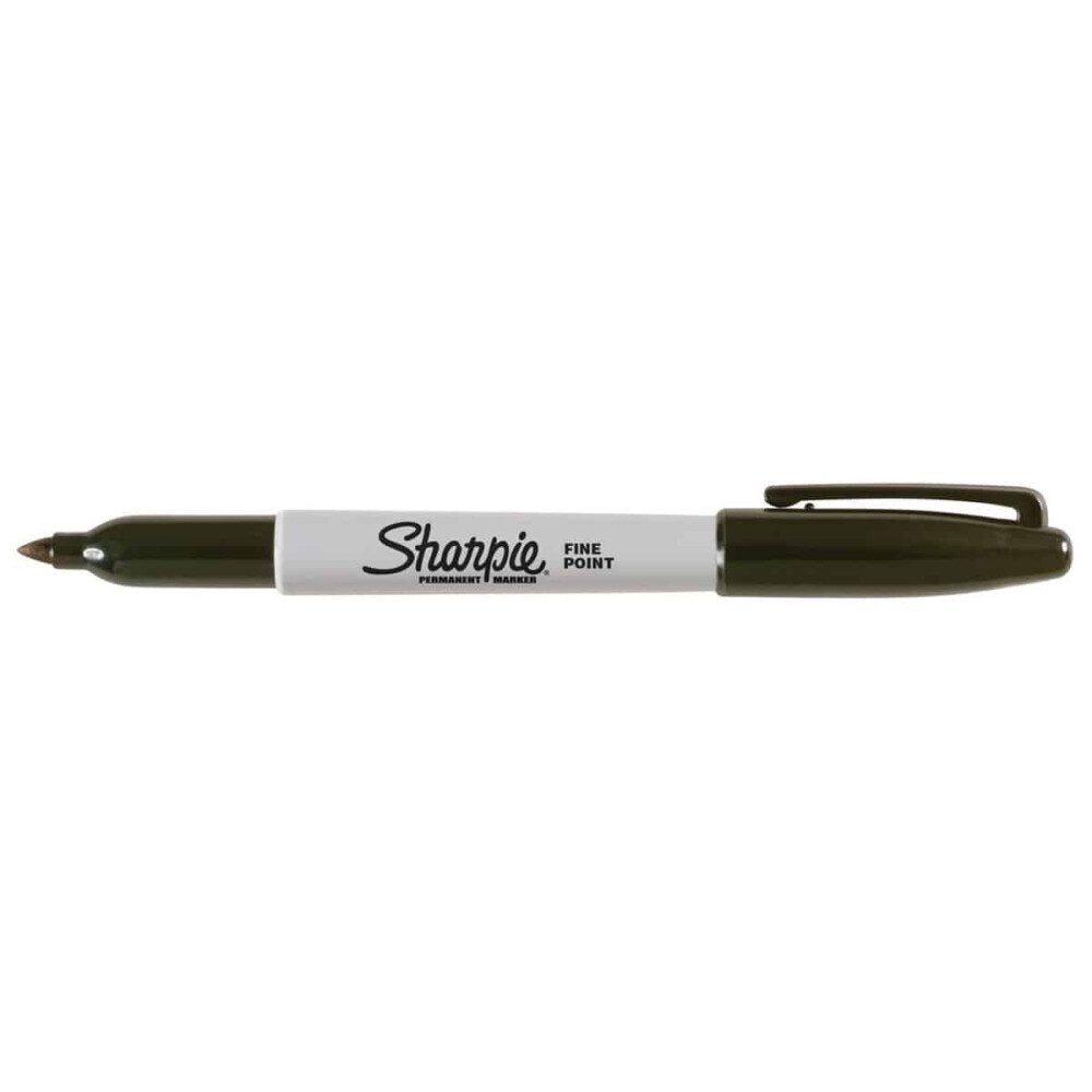 Sharpie Marker Sharpie Permanent Marker mit feiner Spitze 1mm - Schwarz - 24 Stück, (1-tlg)