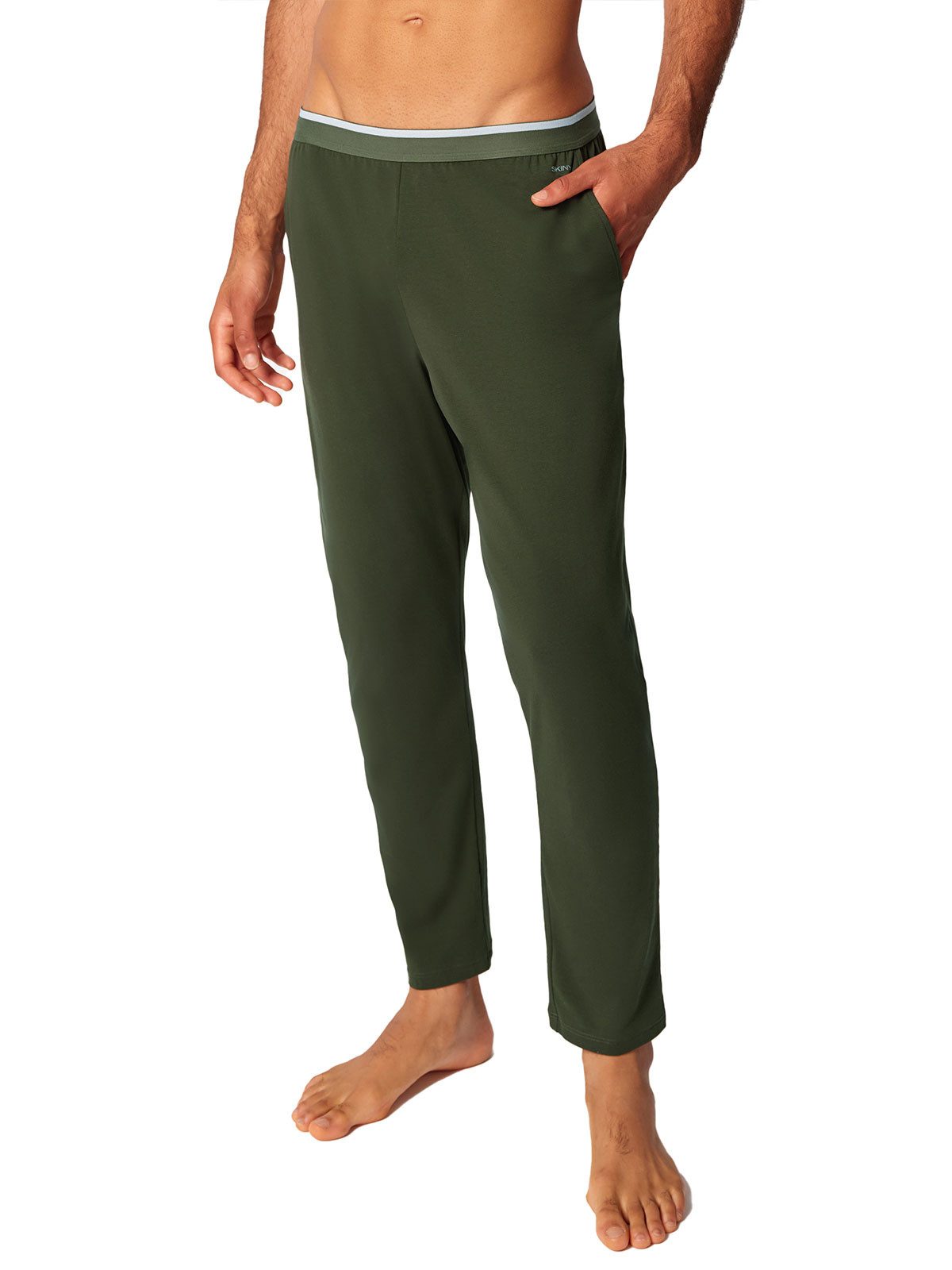 Skiny Loungehose Herren Hose lang Night In Mix & Match (Stück, 1-tlg) -