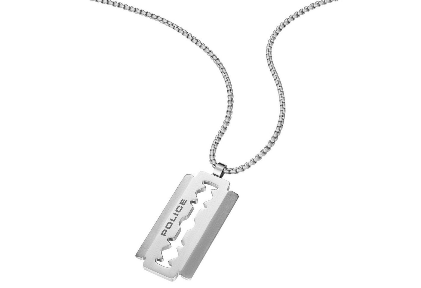 Police Kette mit Anhänger Edelstahl Raz... Police Kette mit Anhänger Edelstahl Raz...