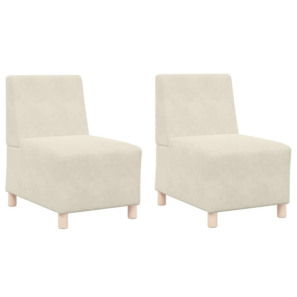 vidaXL Sofa Modulares Armfreies Sofa 2 günstig online kaufen