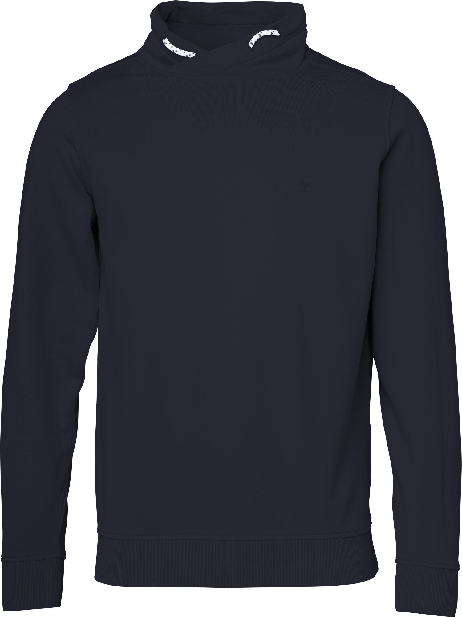 FYNCH-HATTON Sweatshirt 11223601 Sweatshirt m. navy 11223601 Schalkragen Fynch-Hatton Sweatshirt Farbe: 685 m. Schalkragen