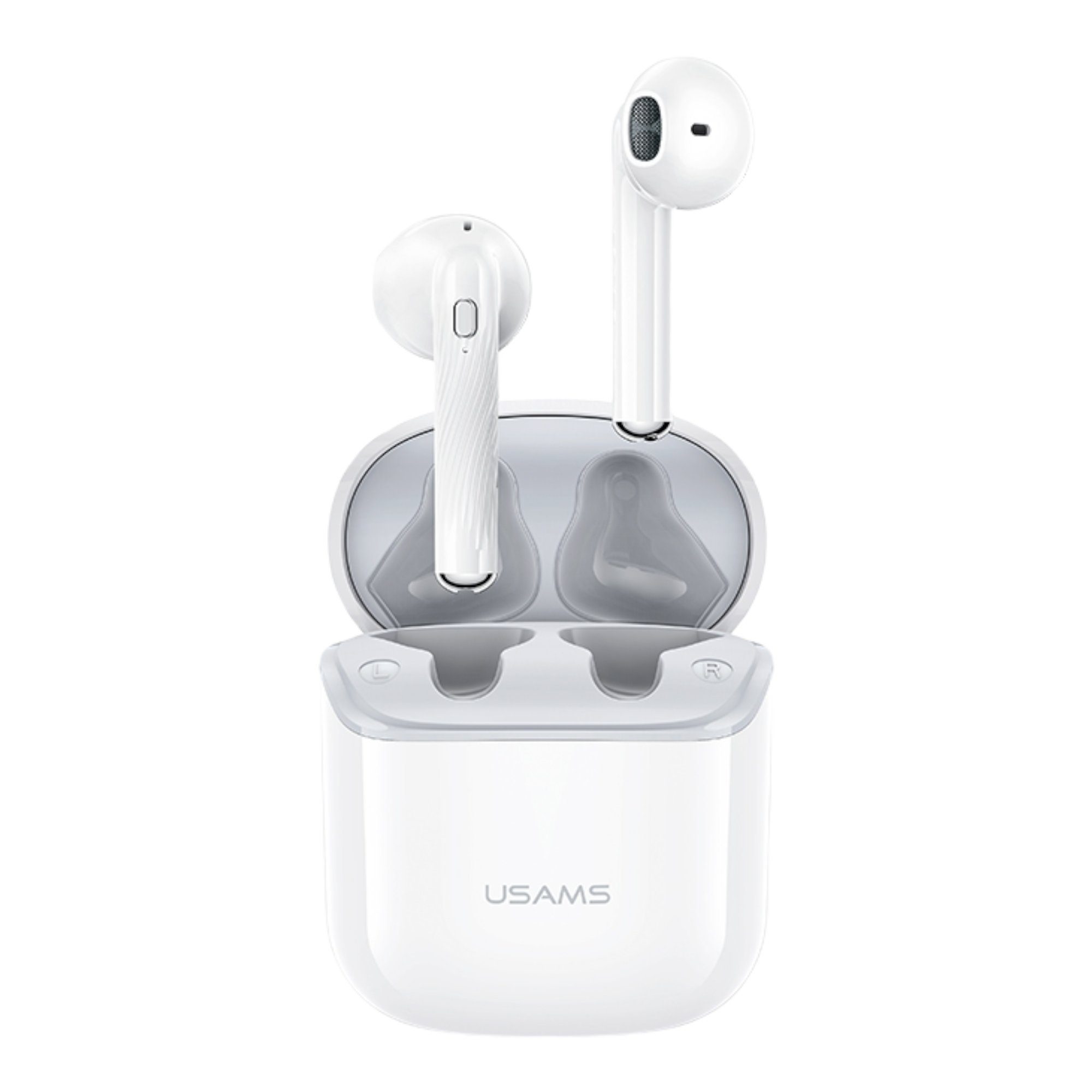 kabellose Ohrhörer mit Schnellladekoffer Bluetooth kopfhörer 5.0 Noise-Cancelling,Touch-Steuertasten 3D-Stereoanlage und wasserdichte IPX5-Ohrhörer für Apple Airpods/iPhone/Huawei/Samsung 