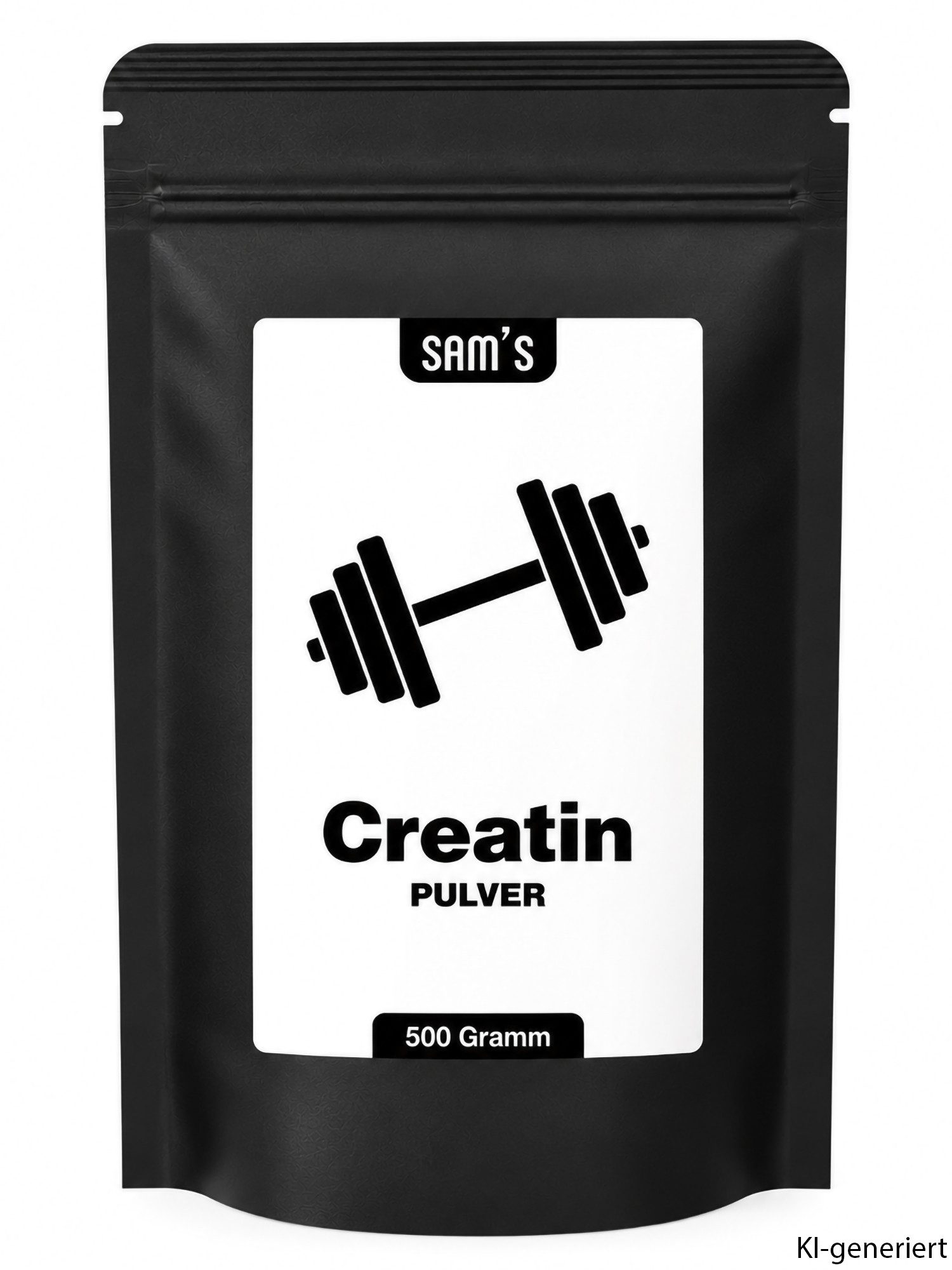 SAM'S Creatin Monohydrat Pulver, 500 g, Mesh-Faktor 200, hergestellt in Deutschland