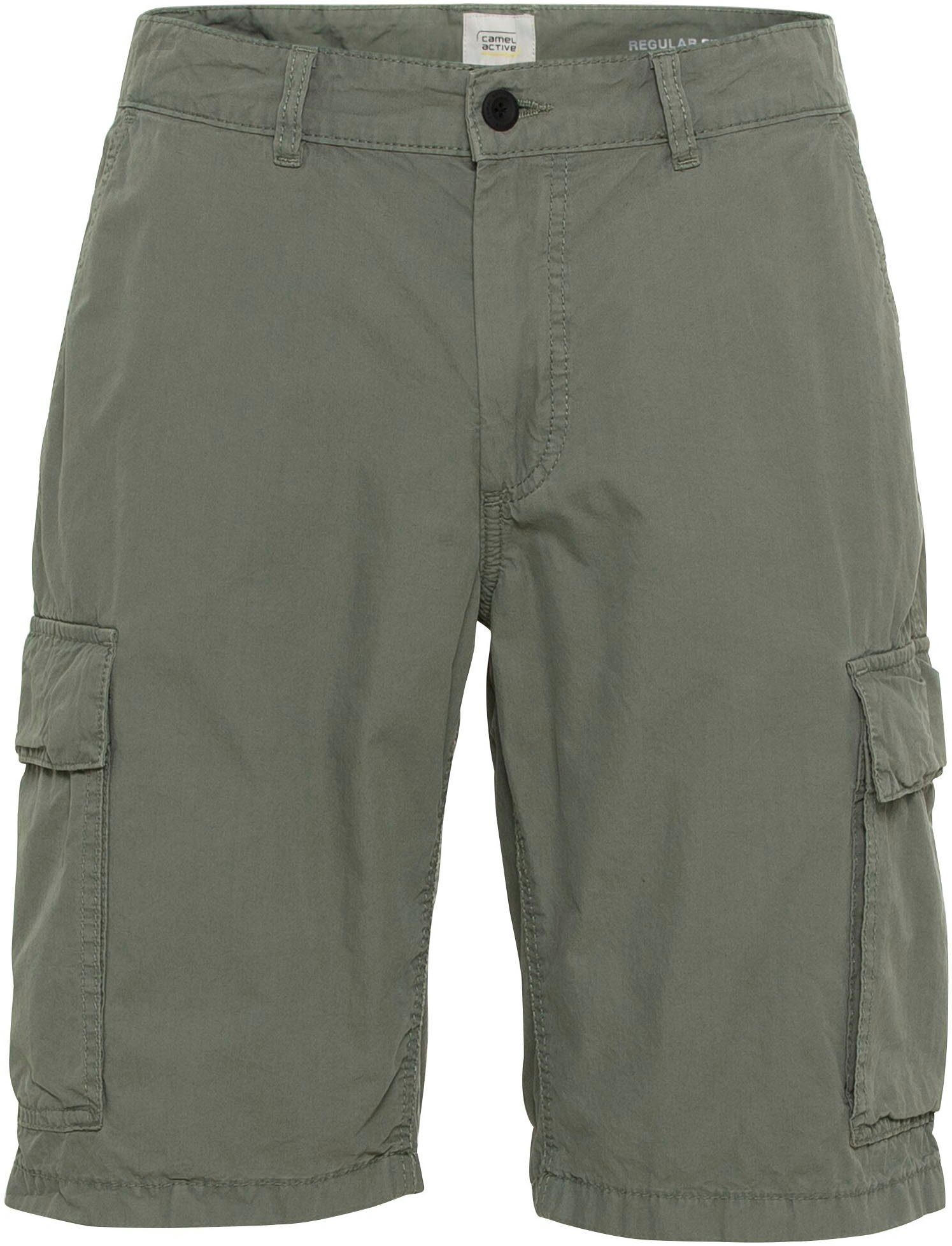 active Cargoshorts camel green bottle