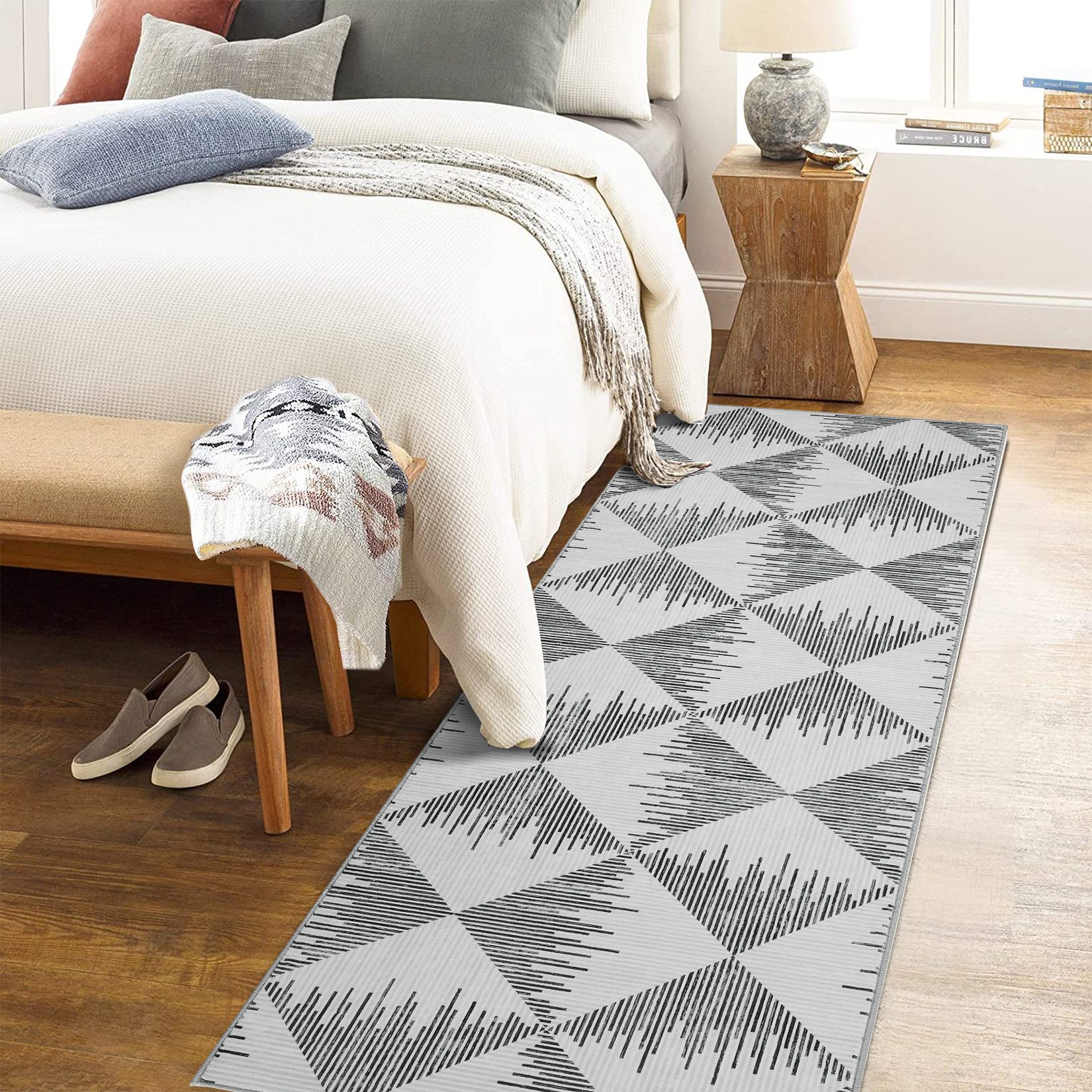 GarveeMore Teppich Modern Teppich für Wohnzimmer Schlafzimmer Antirutsch Wa günstig online kaufen