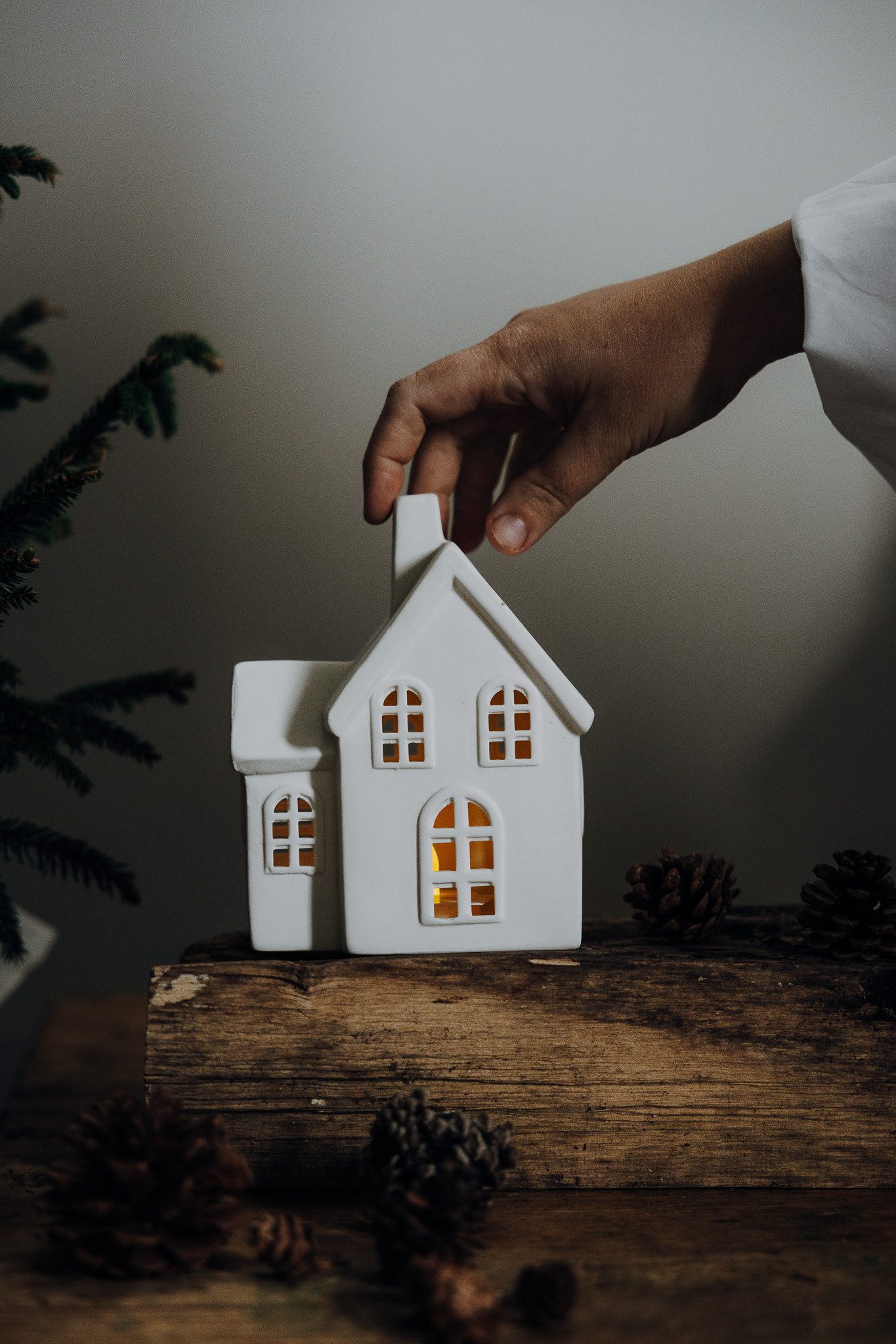 Storefactory Teelichthalter Lichthaus Byn Nr. 4 weiß