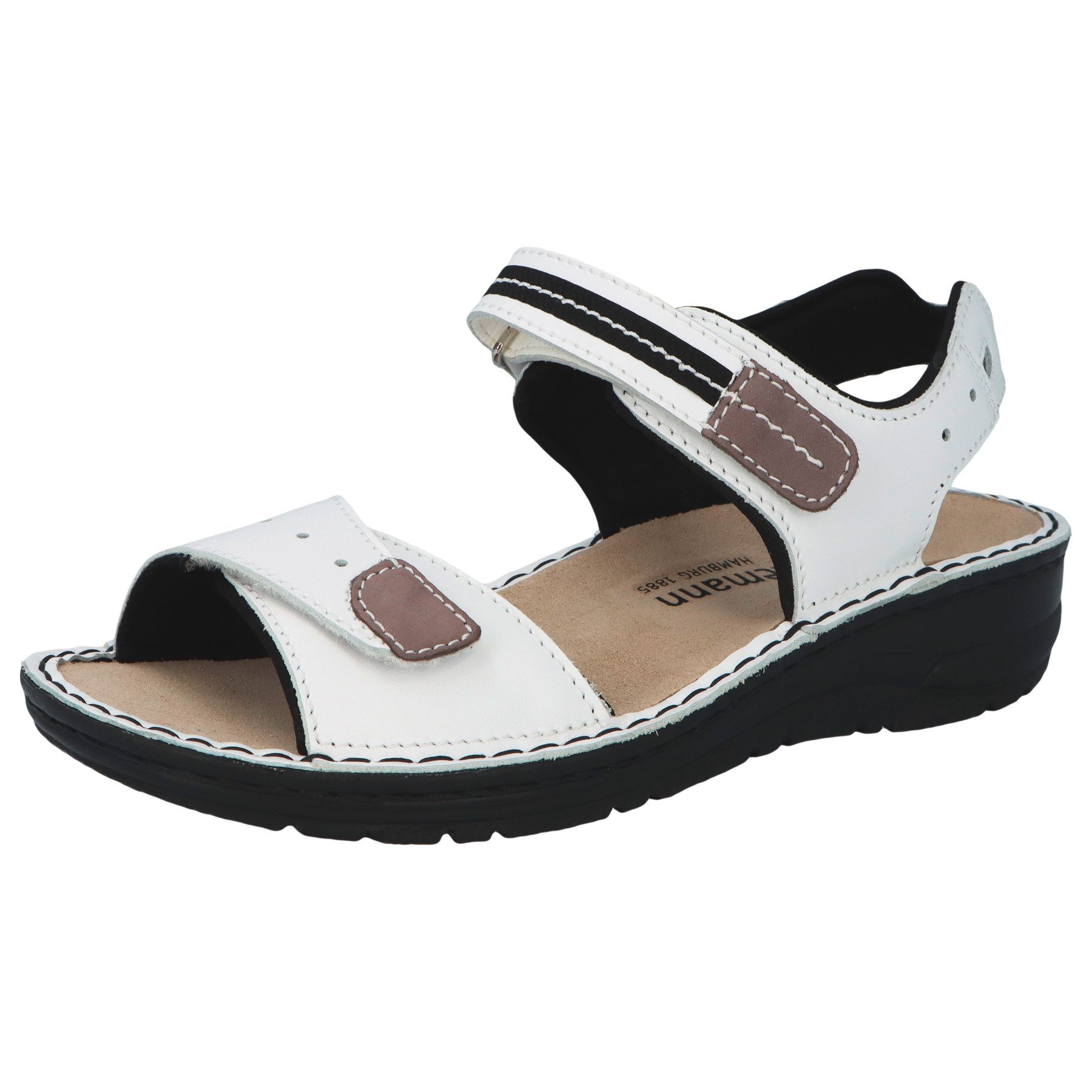 BERKEMANN Berkemann Erwachsene Berkoflex Leni Sandale Leder Klettschuh