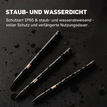 Adonit Eingabestift [Note 2 Eingabestift für das Apple iPad Pro 11 / 12.9, iPad Air, iPad 10.2 / 9.7, iPad mini 5, Handballenerkennung, Staub- und wasserdicht nach IP65, Extra lange Akkulaufzeit] - schwarz