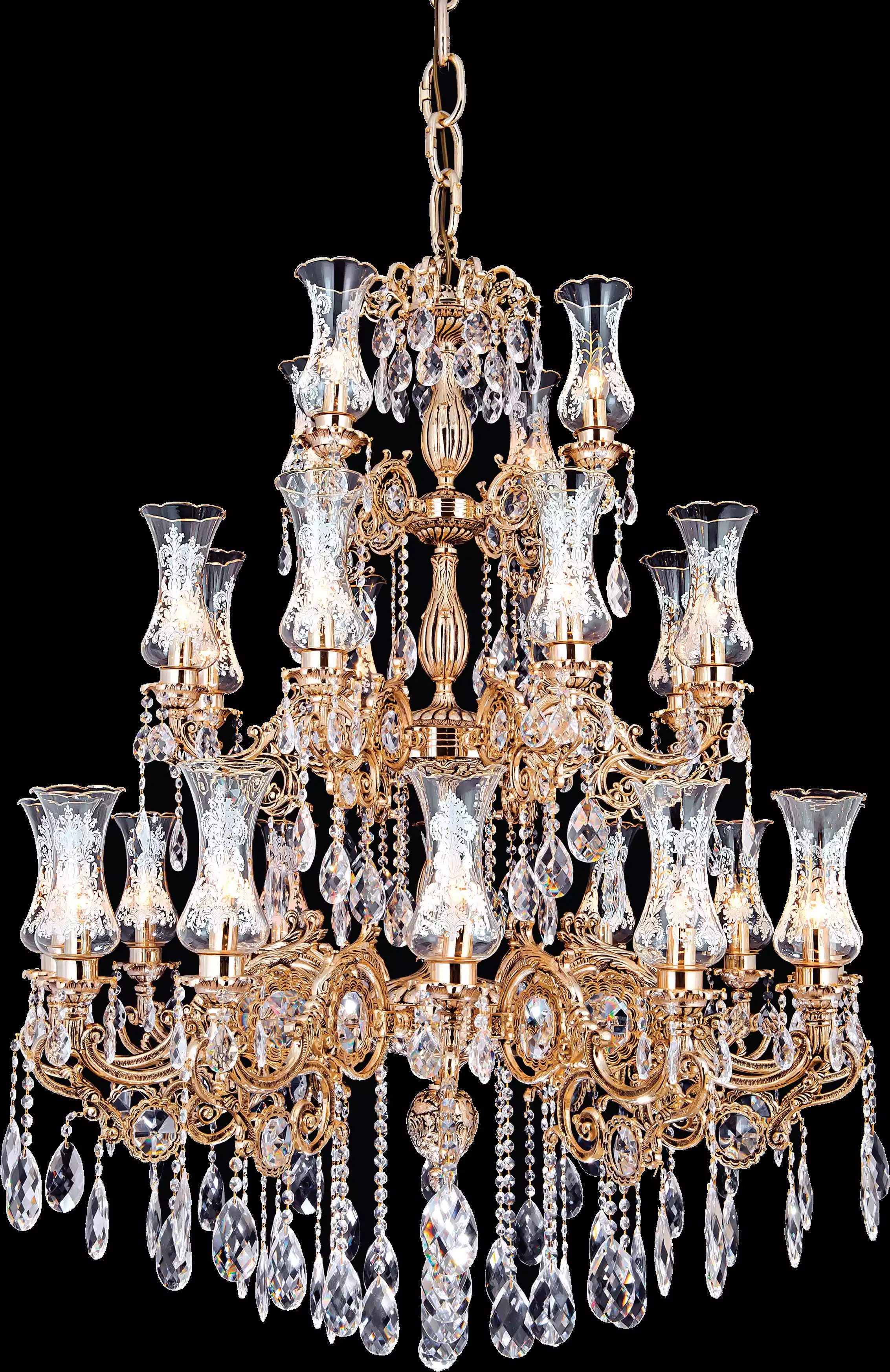 JVmoebel Kronleuchter Kronleuchter aus Kristall für elegantes Wohndesign, Made in Europa