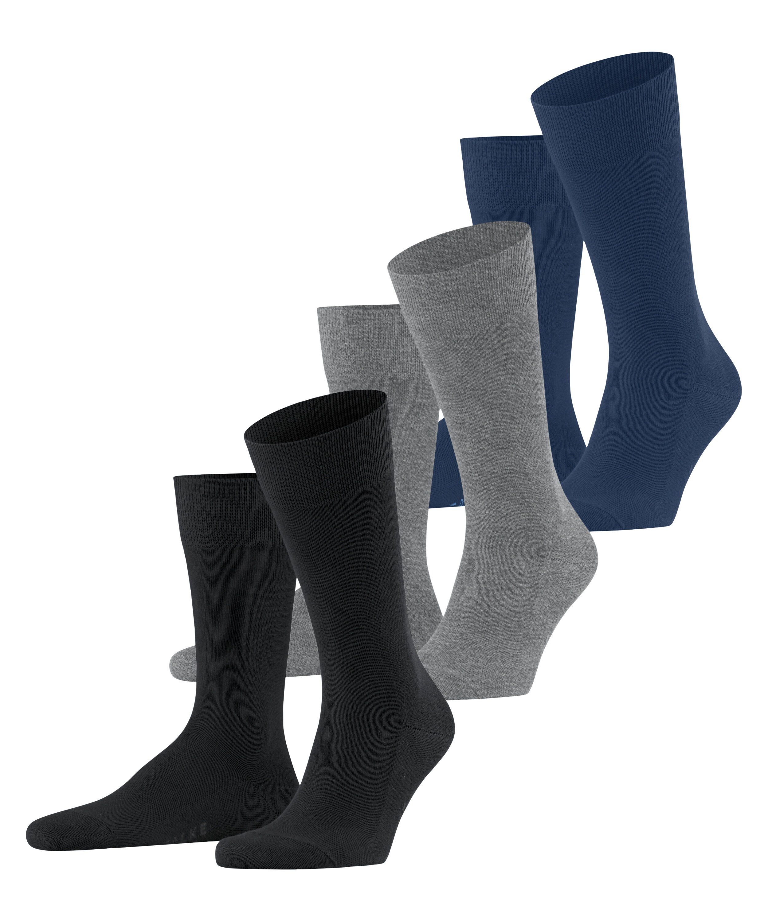 FALKE Socken Family 3-Pack (3-Paar) mit weicher Baumwolle günstig online kaufen