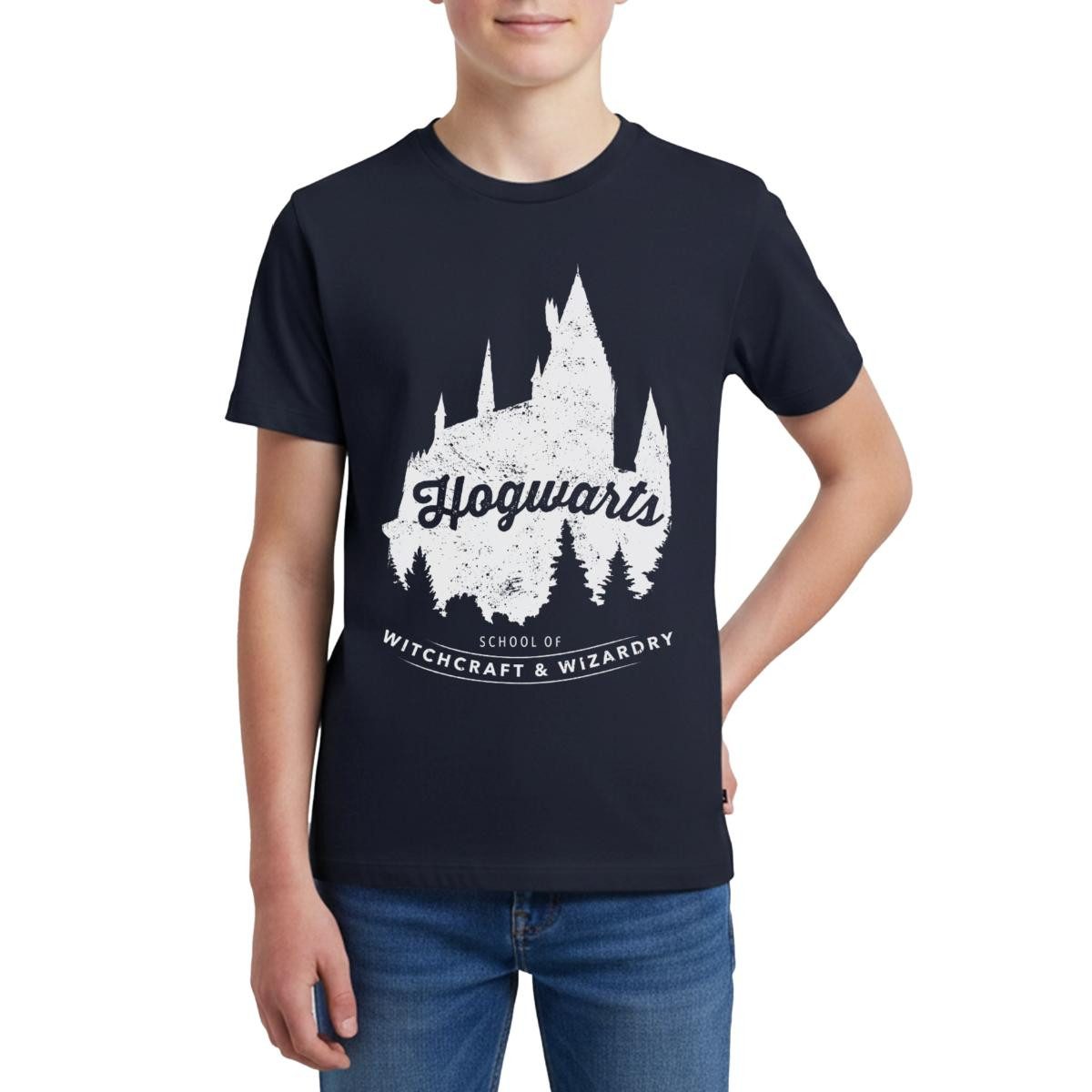 T-Shirt Harry Potter Hogwarts School Schule Teenager Premium T-Shirt