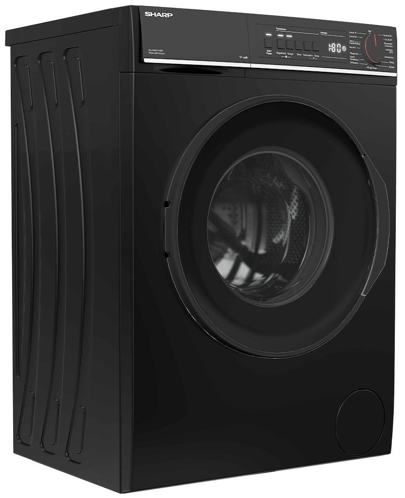 Sharp Waschmaschine ES-PRO714BA-DE, 7 kg, 1400 U/min, AquaStop, AllergySmart, Dampf, WiFi, Kindersicherung