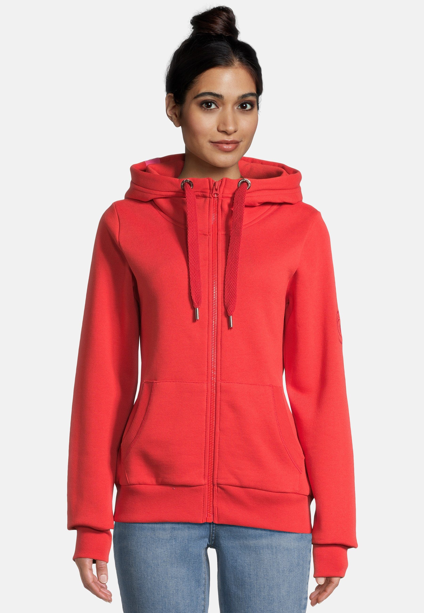 salzhaut Sweatjacke SÖÖTE Damen Tailliert weiche, günstig online kaufen