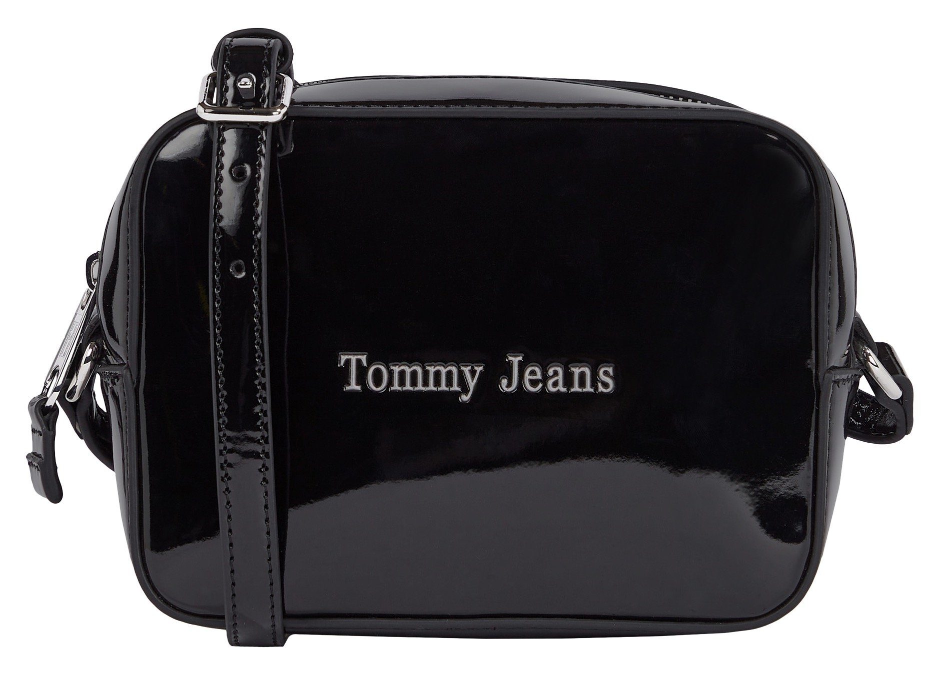 Tommy Jeans Mini Bag TJW MUST CAMERA BAG PATENT PU, Handtasche Damen Tasche Damen Schultertasche