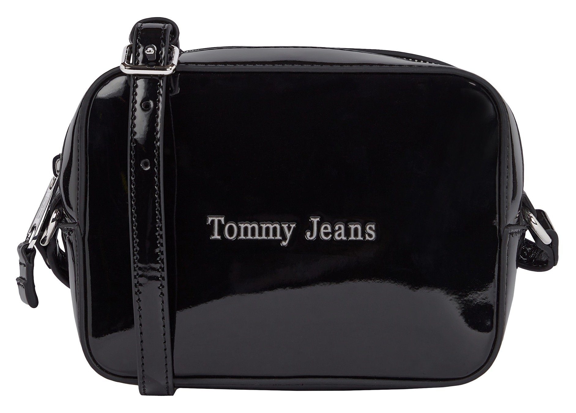 Tommy Jeans Mini Bag TJW MUST CAMERA BAG PATENT PU, mit dezentem Markenlogo vorne